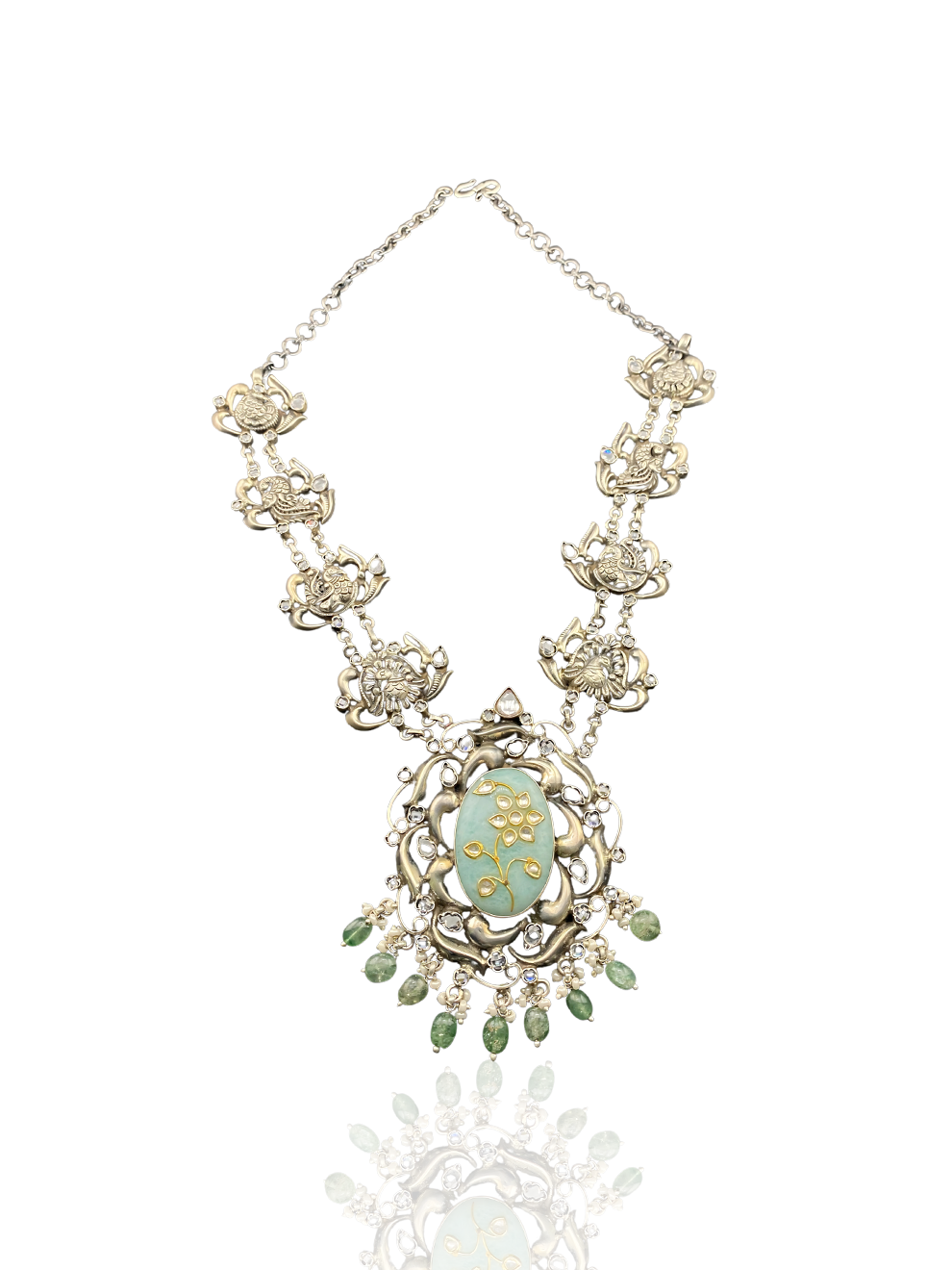 Jewel of the Peacock Necklace