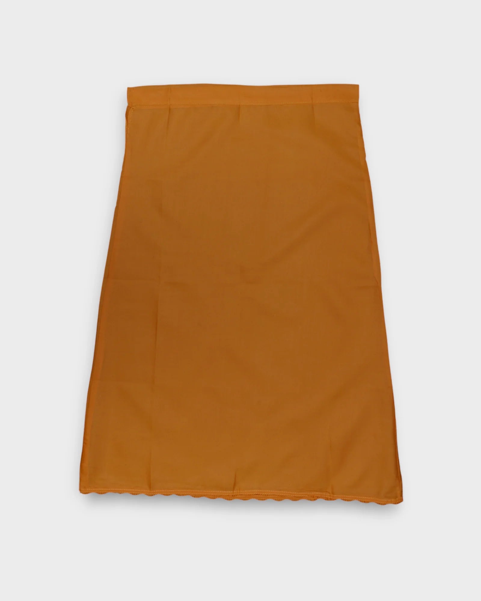 Dark Orange Cotton Petticoat