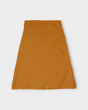 Dark Orange Cotton Petticoat