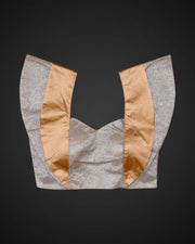 Satin Solid Color Readymade Blouse