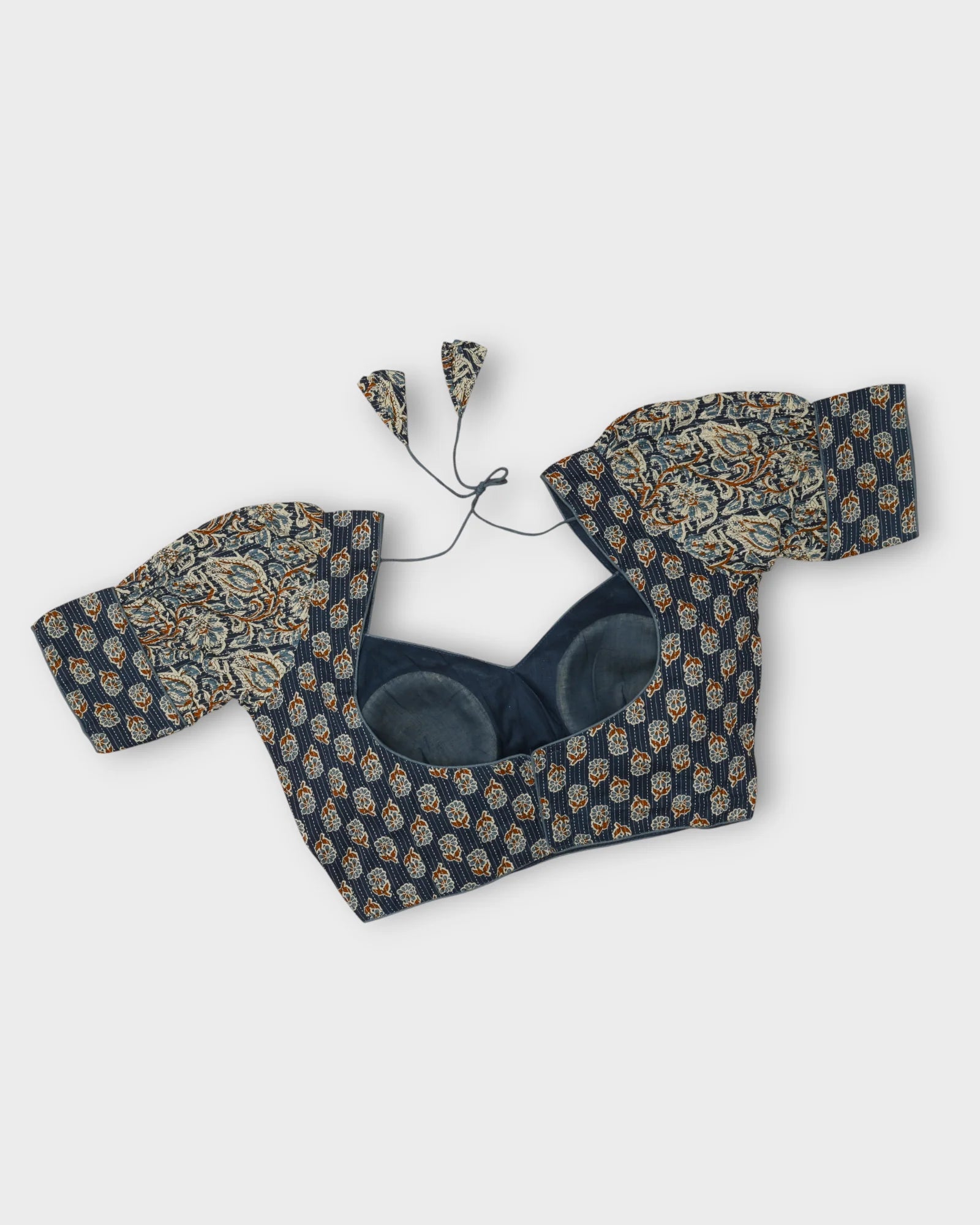 Cotton Sweetheart Neck Half Sleeve Readymade Blouse