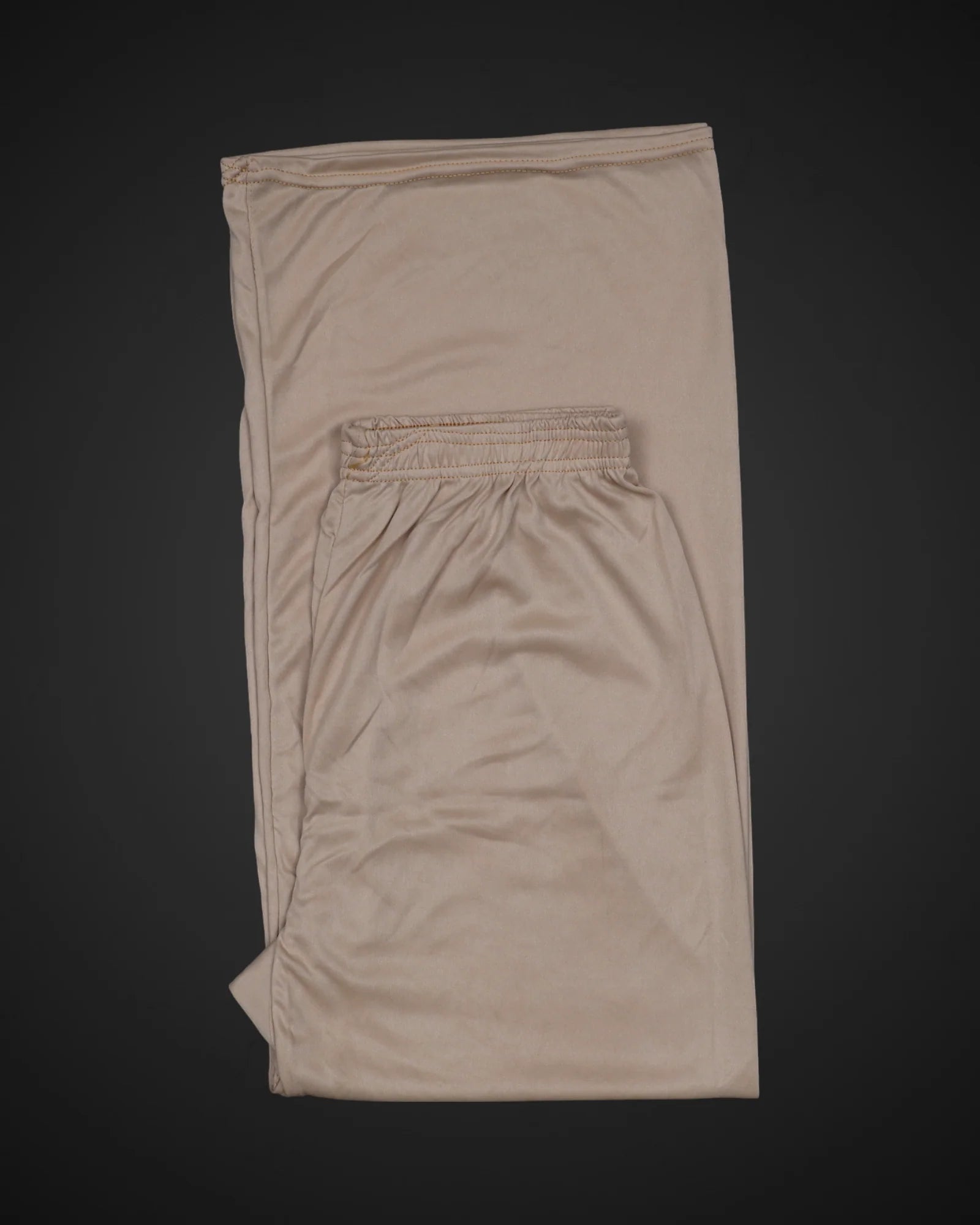 Beige Cotton Wide Leg Palazzos