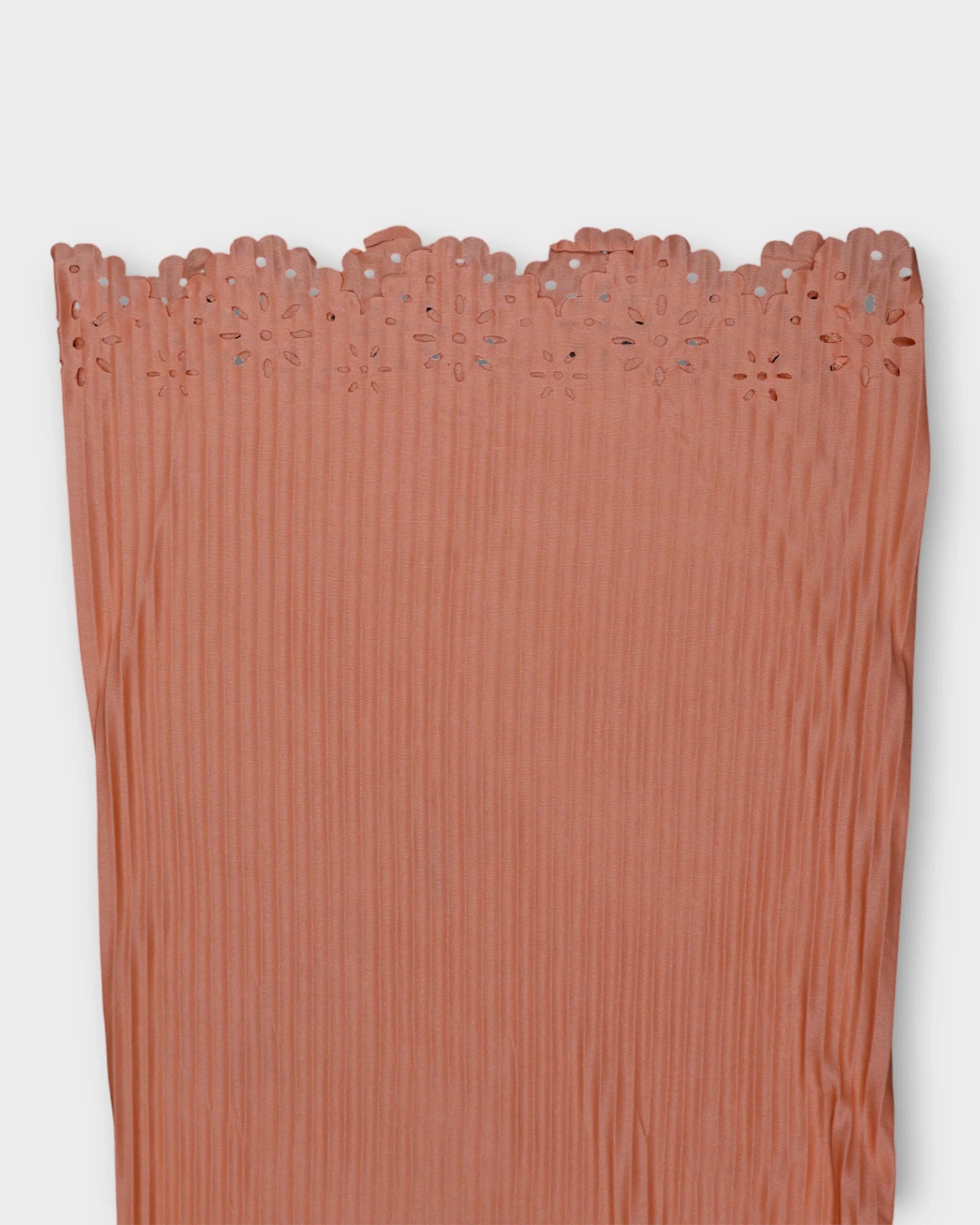 Peach Flower Print Cotton Palazzos
