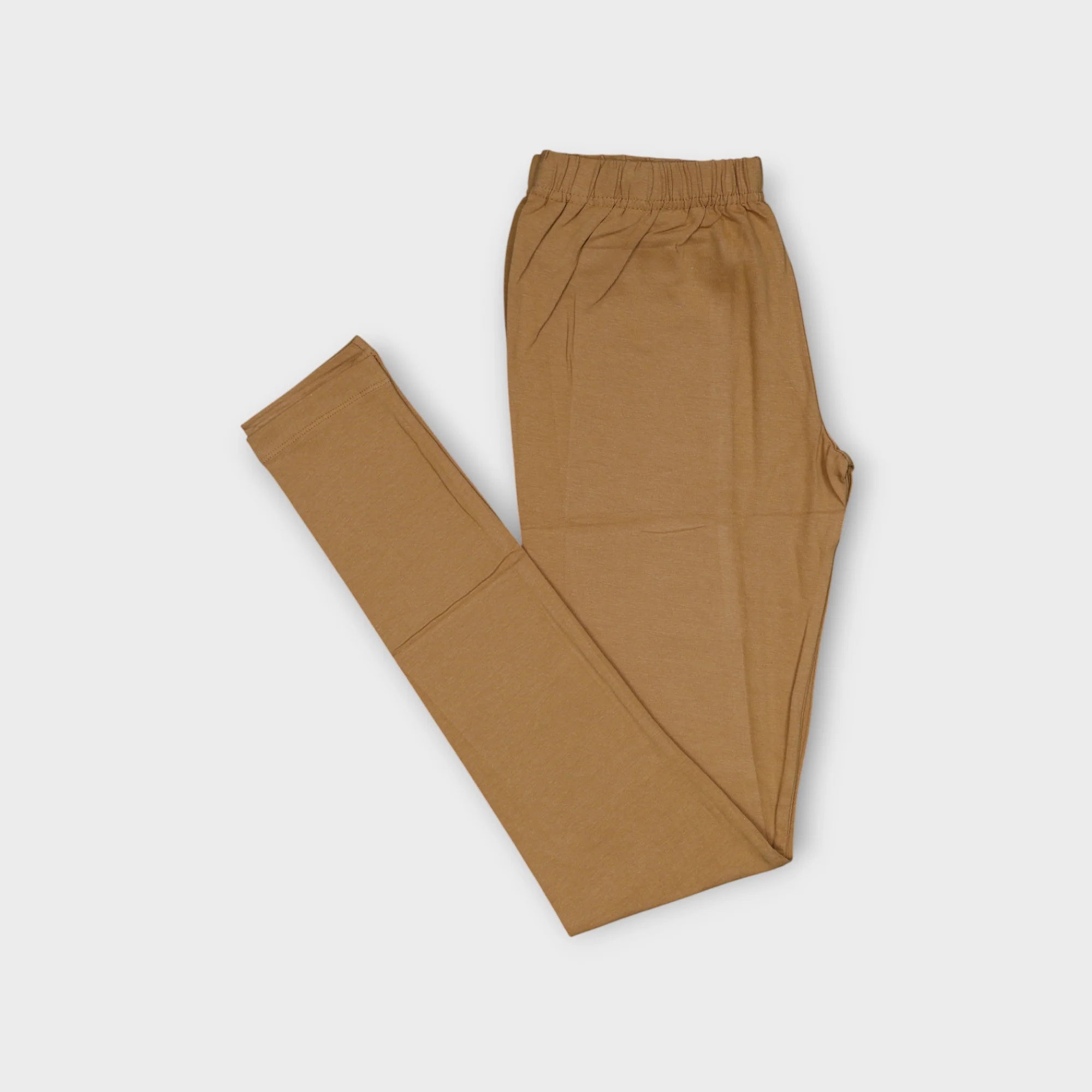 Chic Dark Tan Chudidar Leggings for Effortless Style