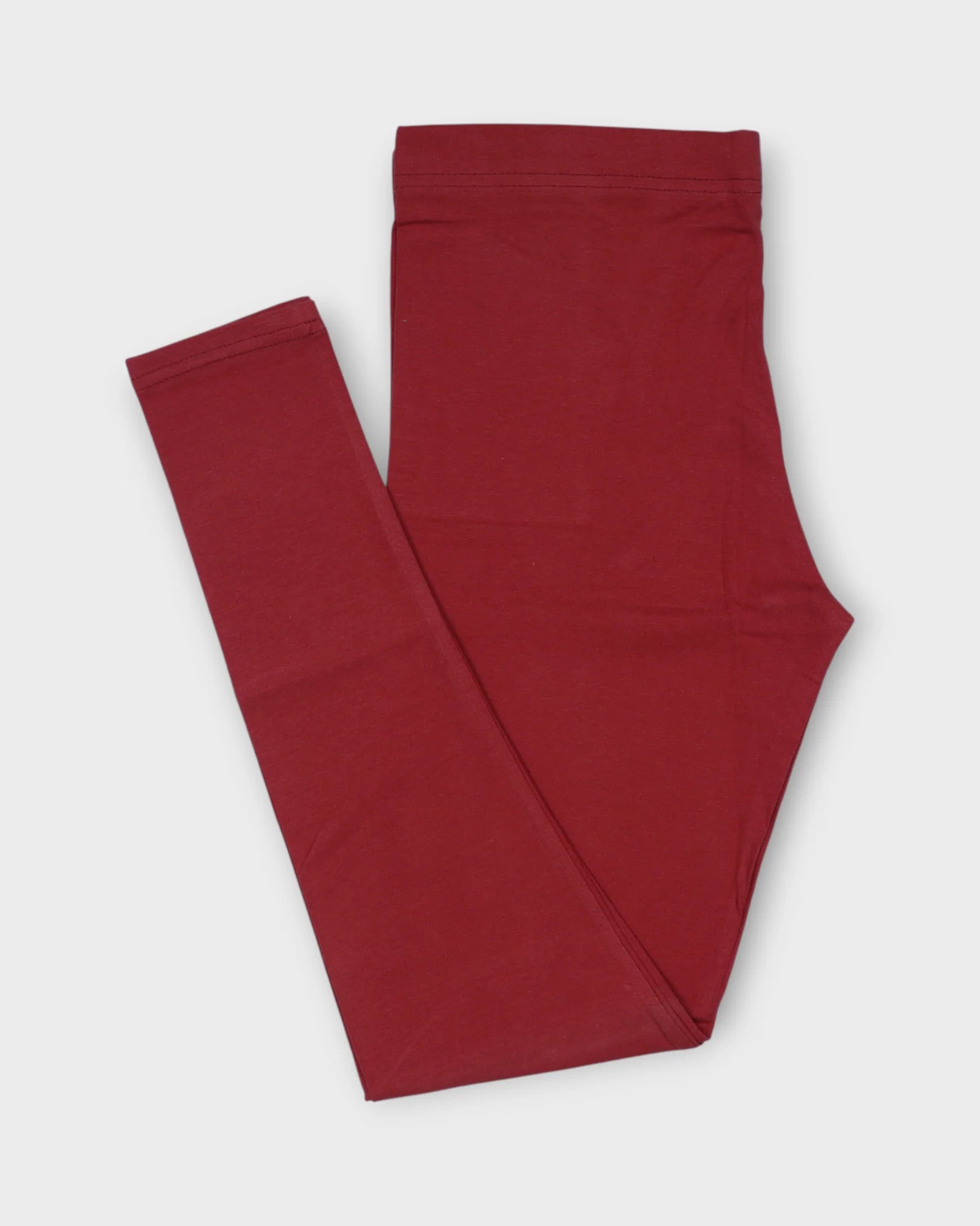 Warmth Meets Versatility Red Ankle Leggings