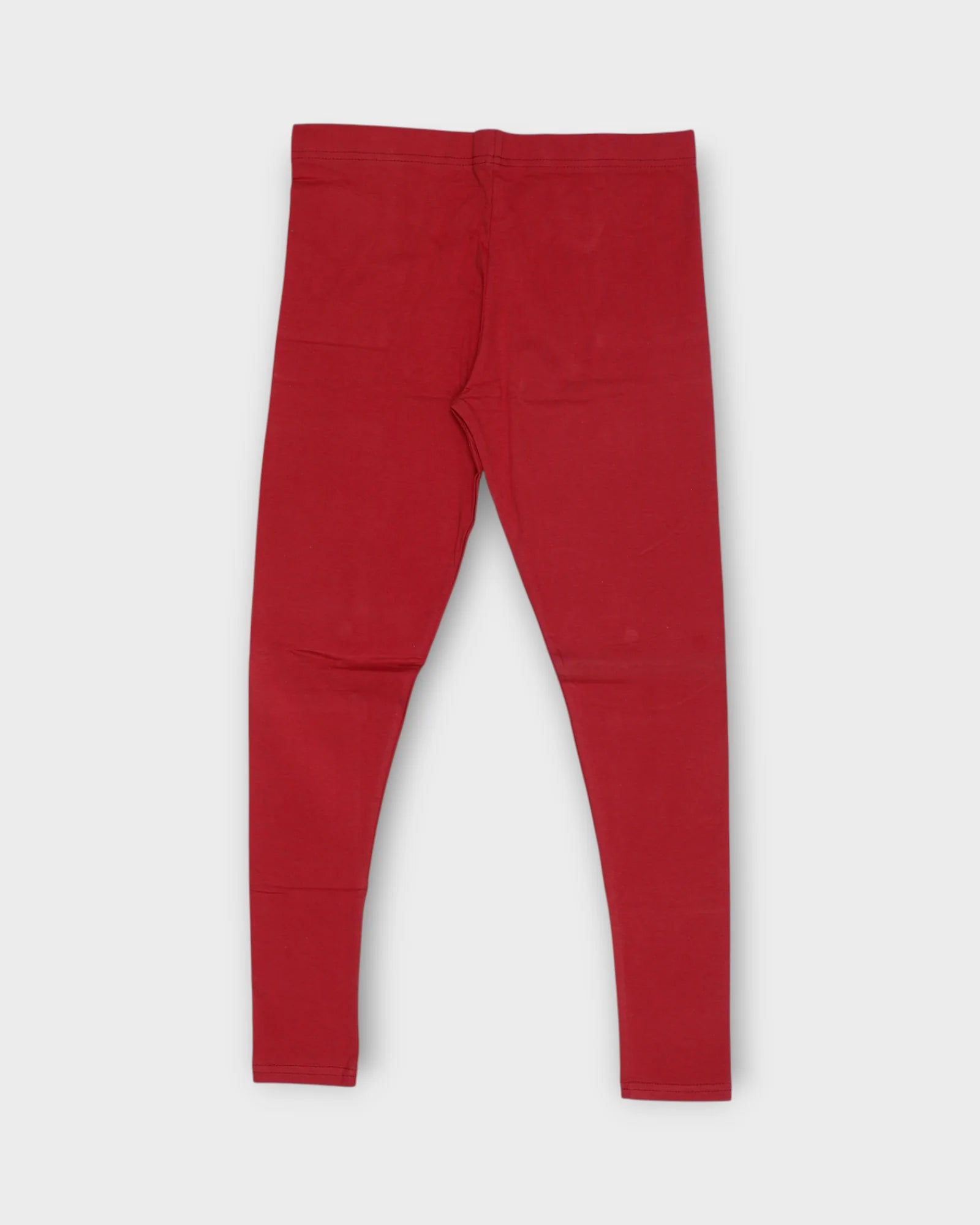 Warmth Meets Versatility Red Ankle Leggings
