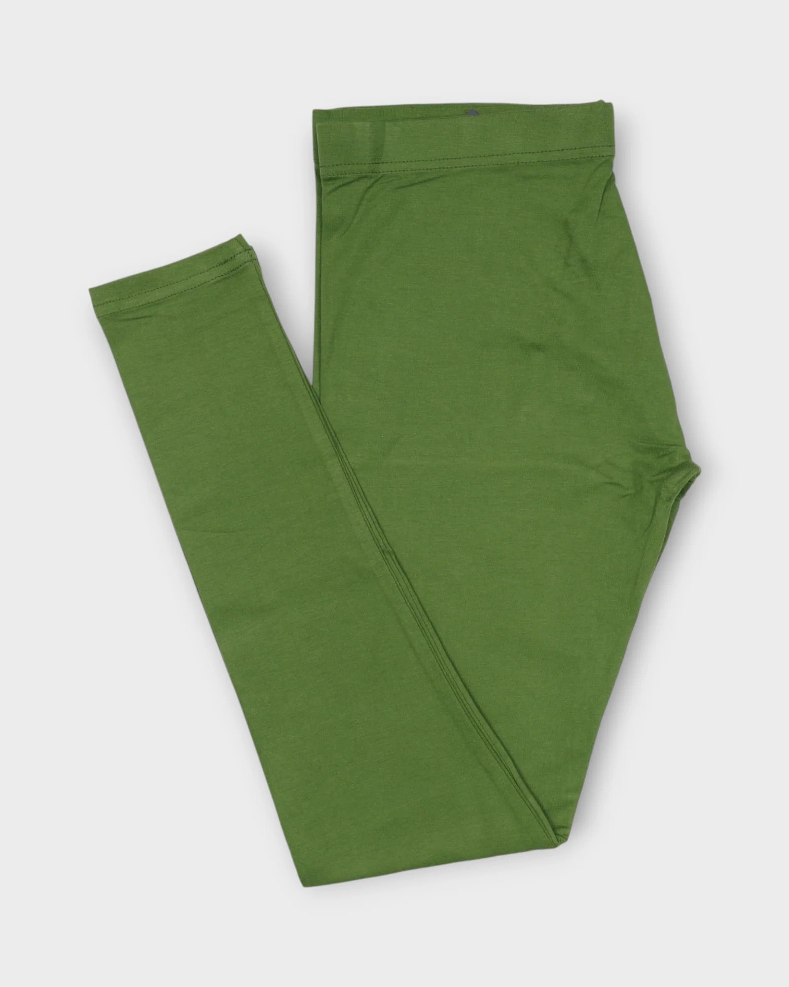 Mehendi Green Ankle Leggings Effortless Ethnic Chic