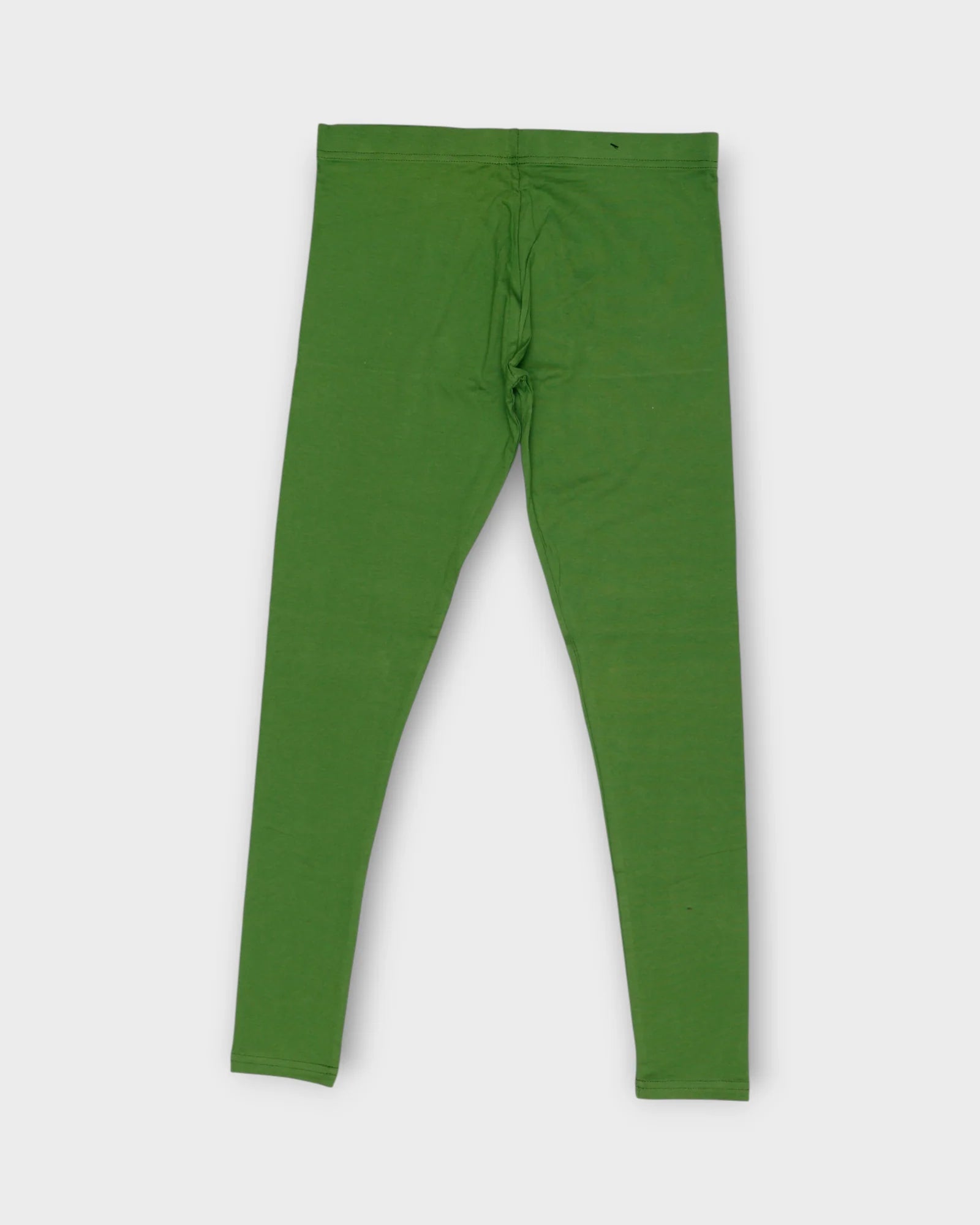 Mehendi Green Ankle Leggings Effortless Ethnic Chic