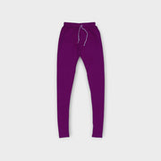 Chic Comfort Plain Purple Chudidar Leggings