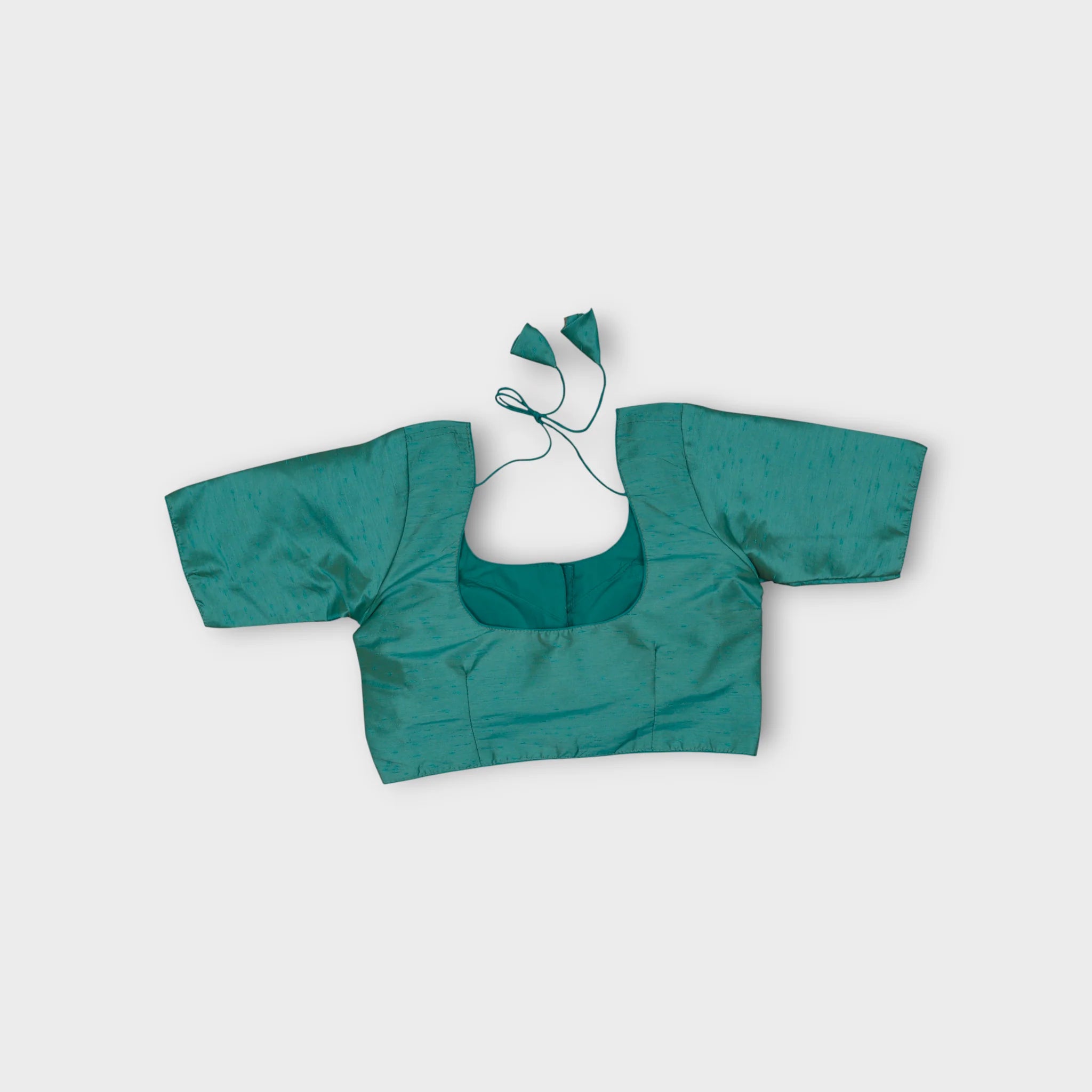 Milan Silk U Neck Readymade Blouse
