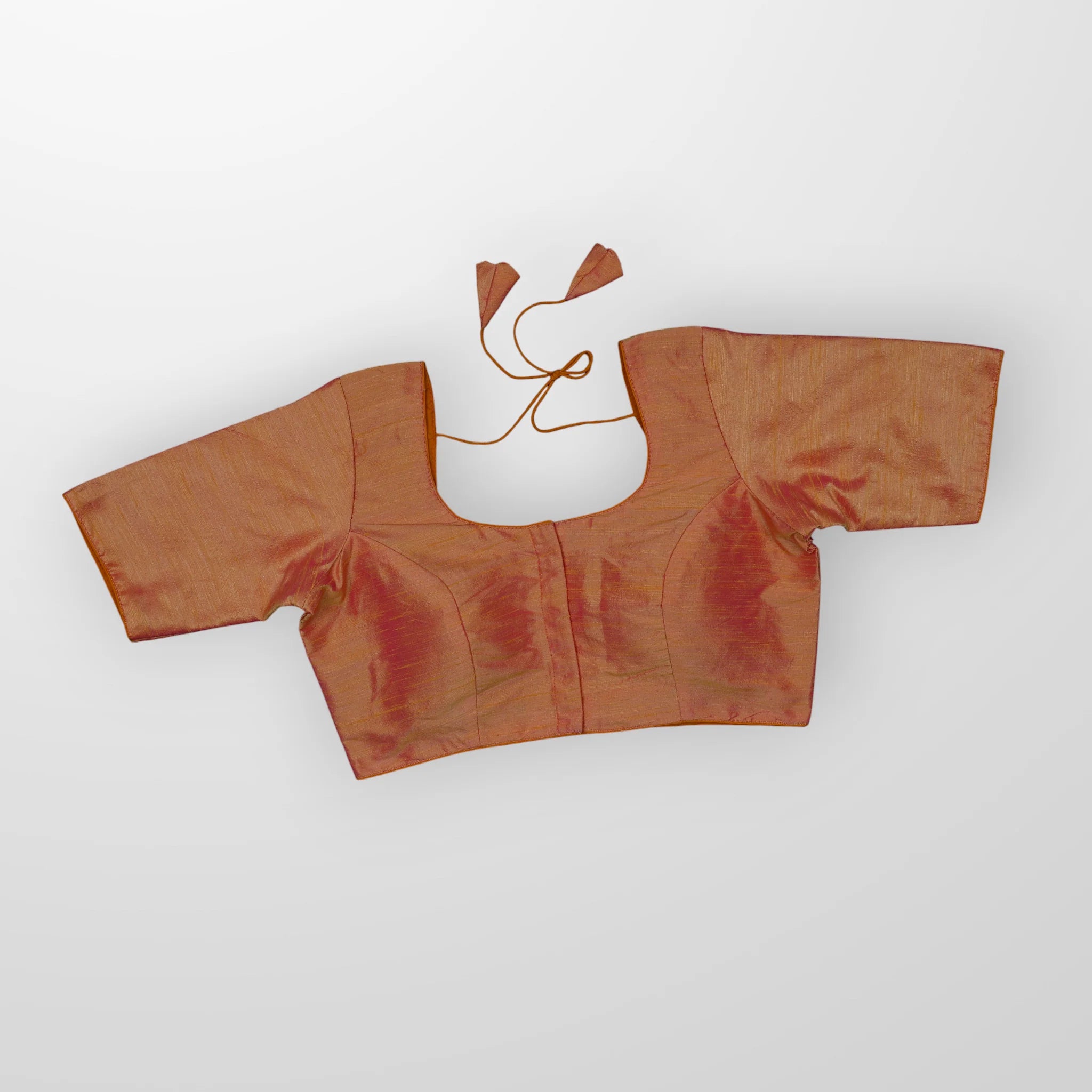 Milan Silk U Neck Readymade Blouse