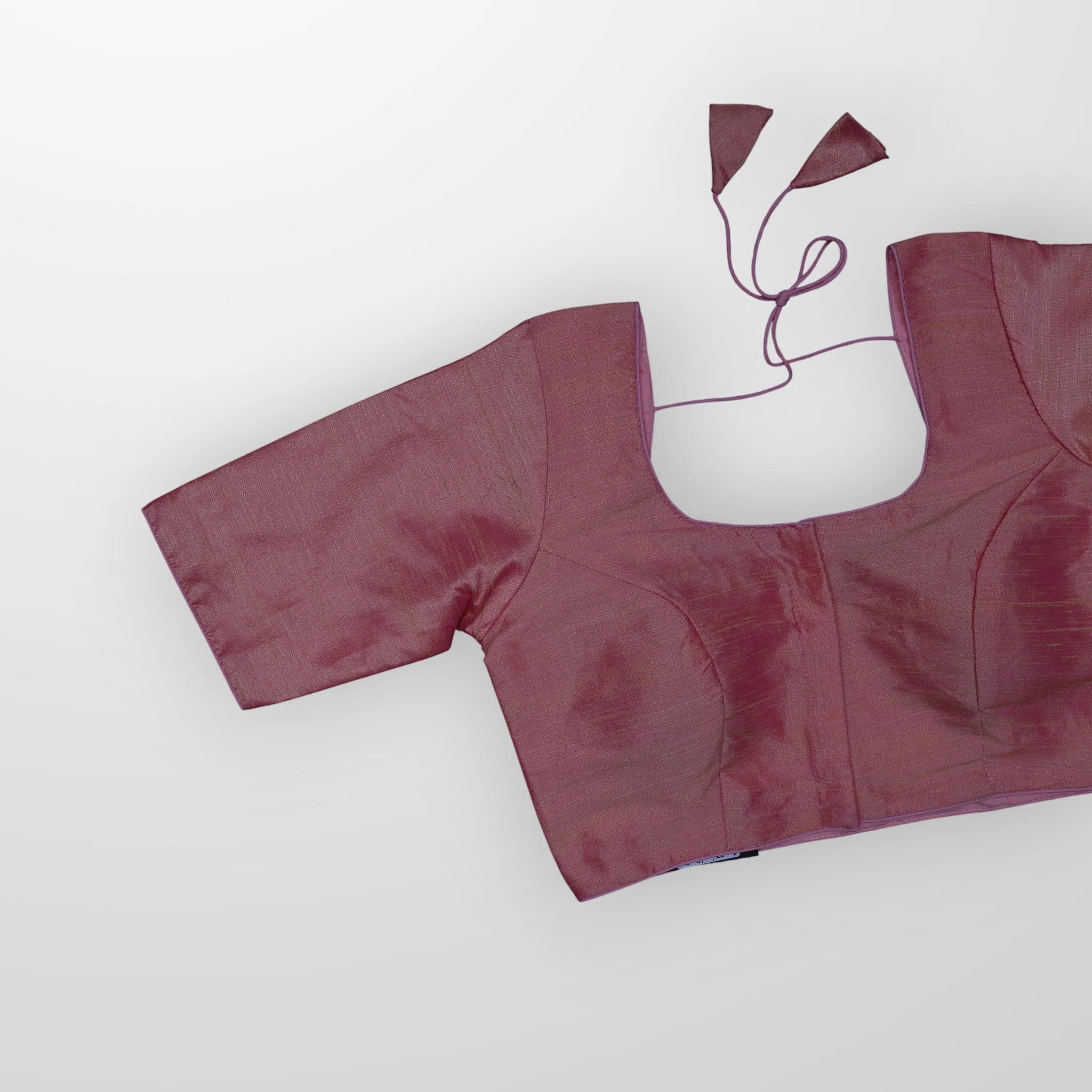 Milan Silk U Neck Readymade Blouse