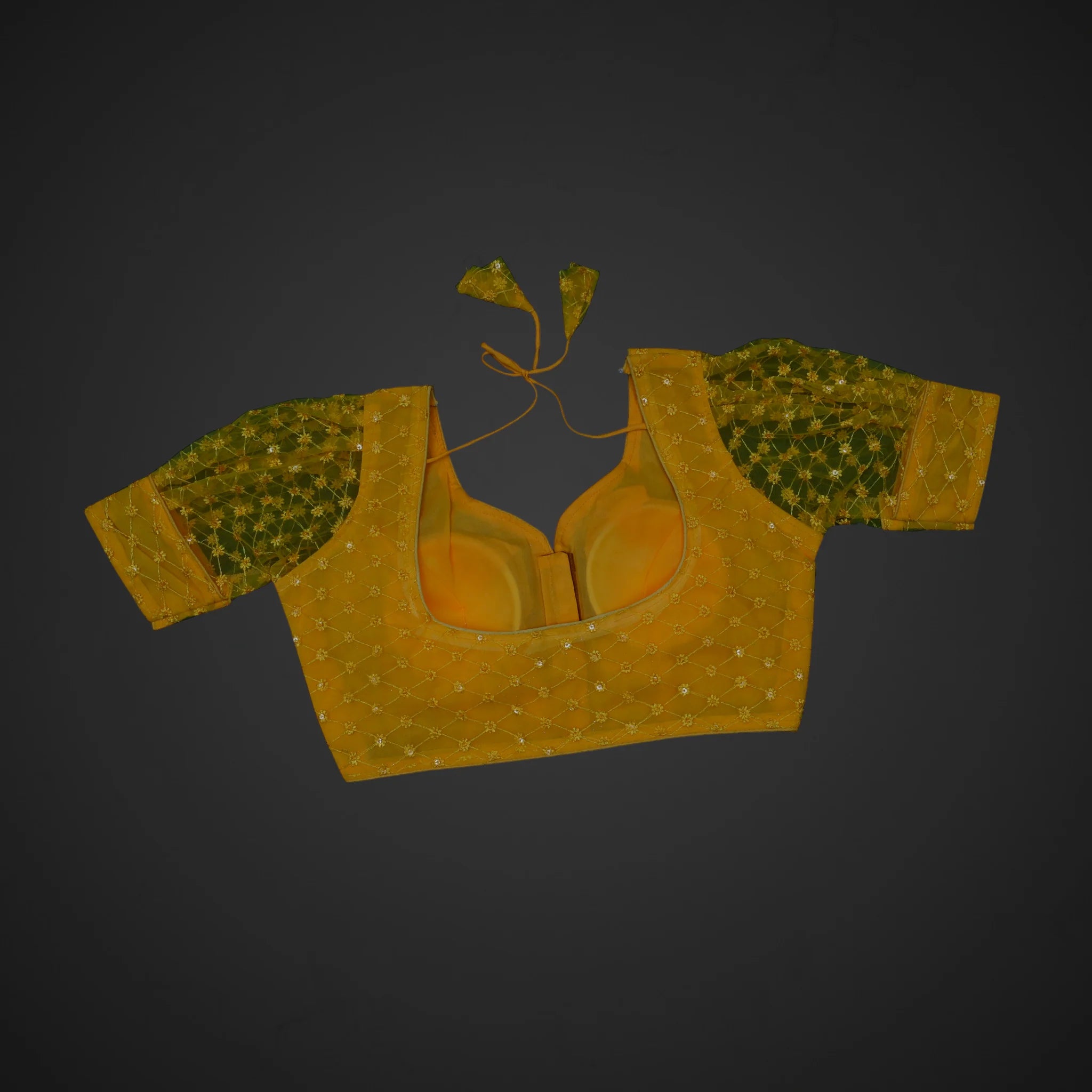 Sequin Embellished Readymade Blouse