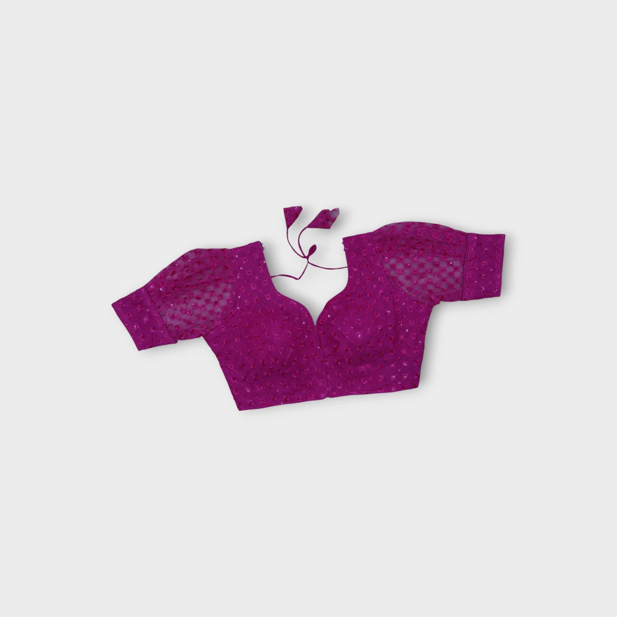 Sequin Embellished Readymade Blouse
