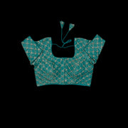 Sequin Embellished U Neck Readymade Blouse