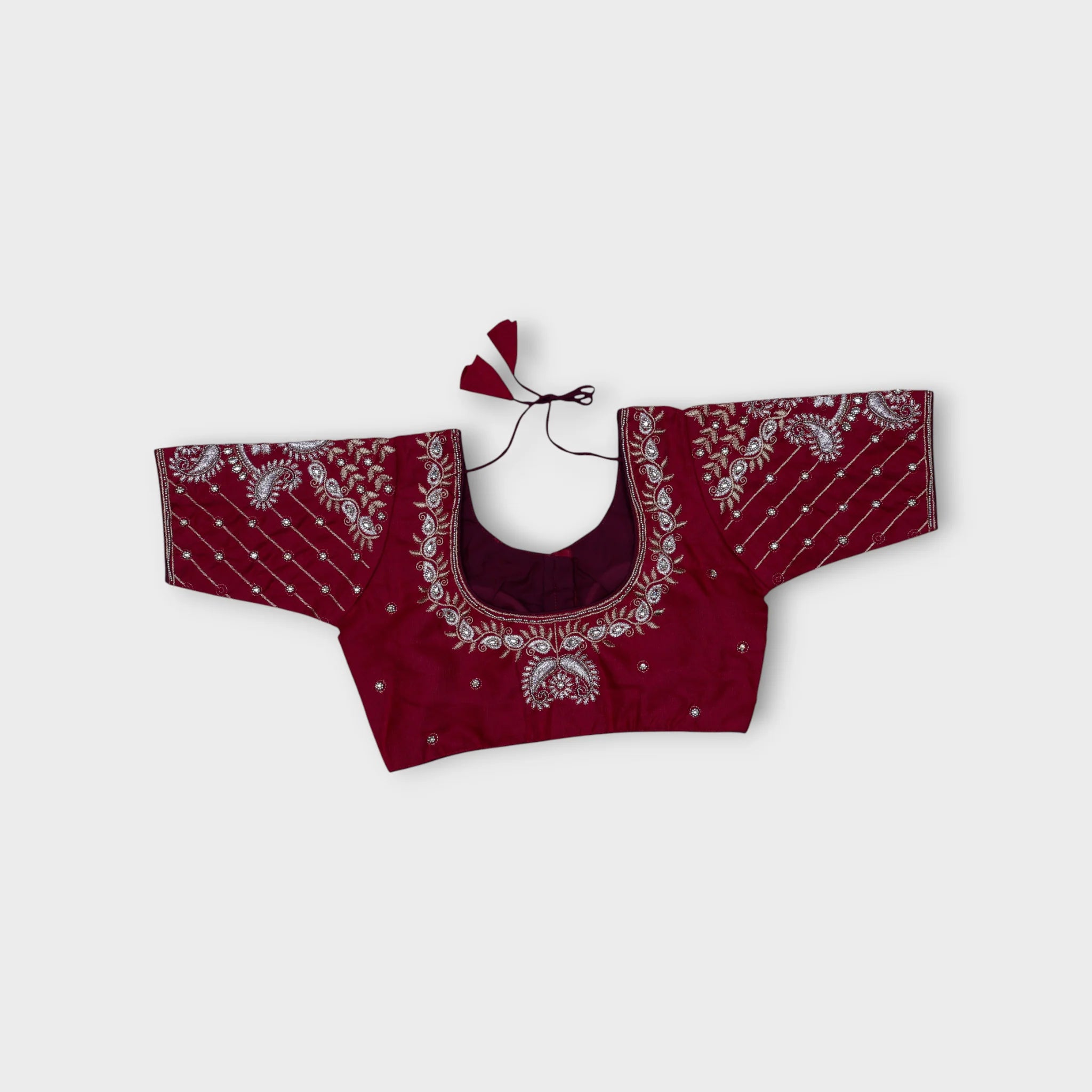 Phantom Silk Half Sleeve Readymade Blouse
