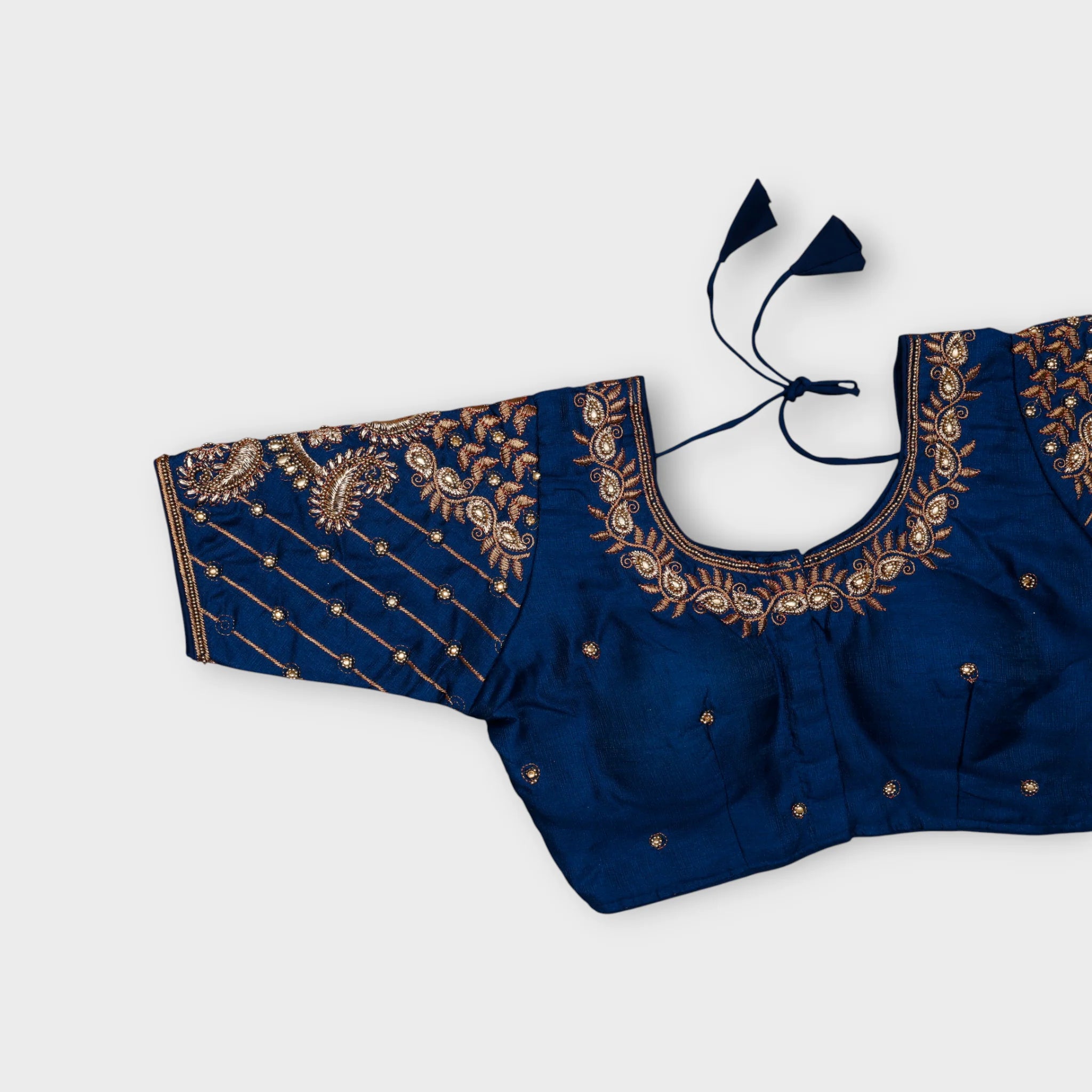 Phantom Silk Half Sleeve Readymade Blouse
