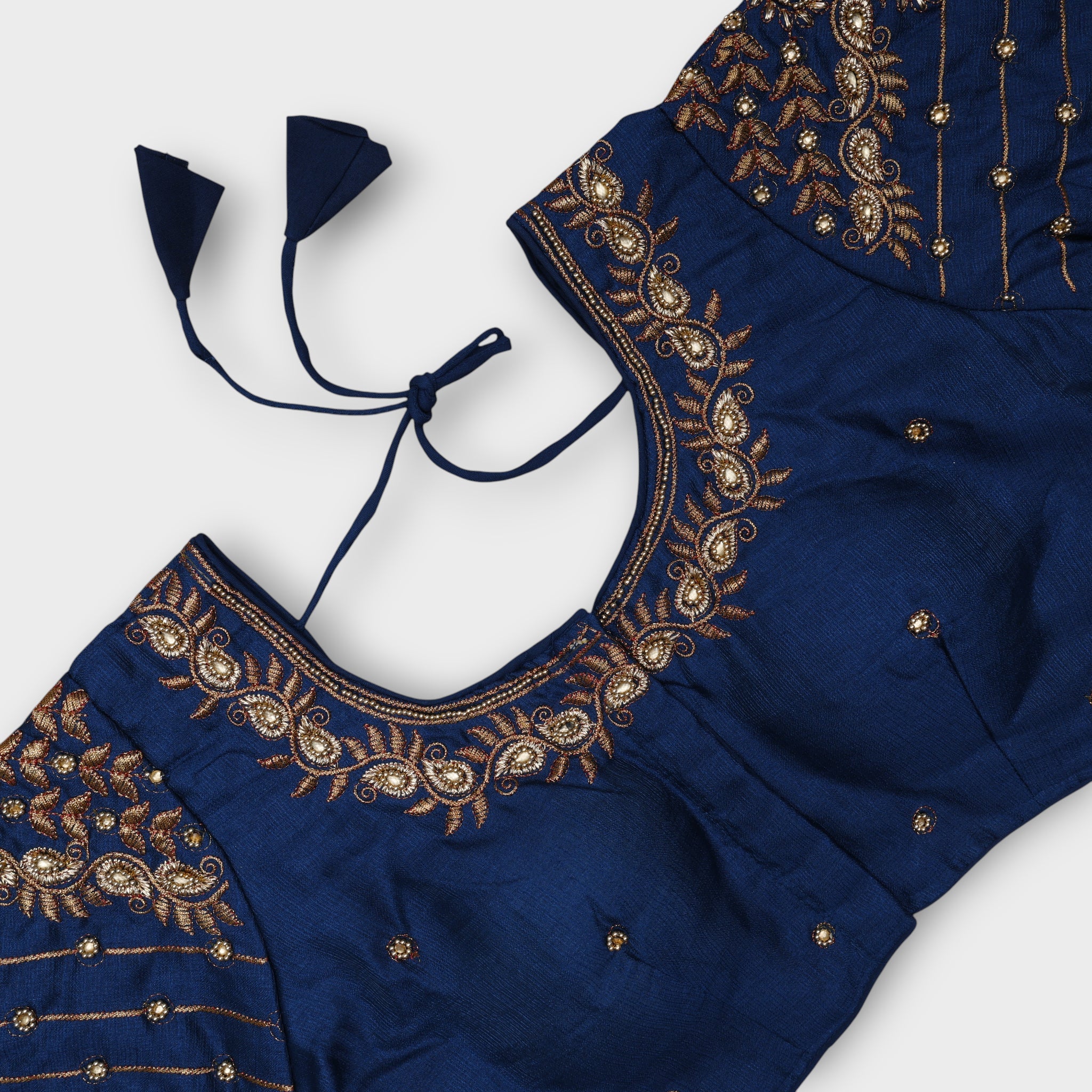 Phantom Silk Half Sleeve Readymade Blouse