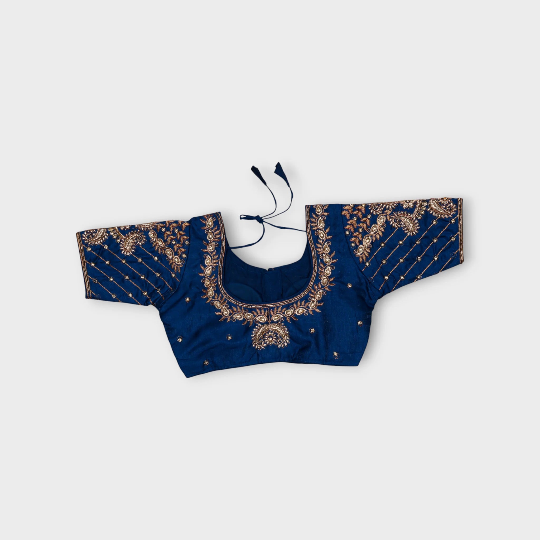 Phantom Silk Half Sleeve Readymade Blouse