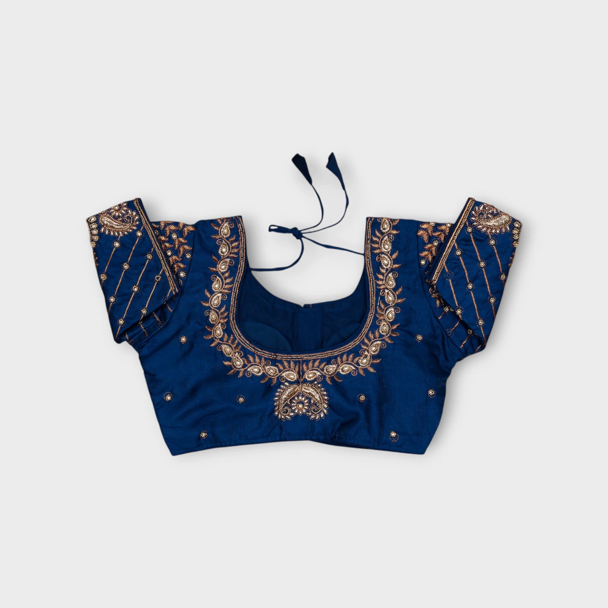 Phantom Silk Half Sleeve Readymade Blouse