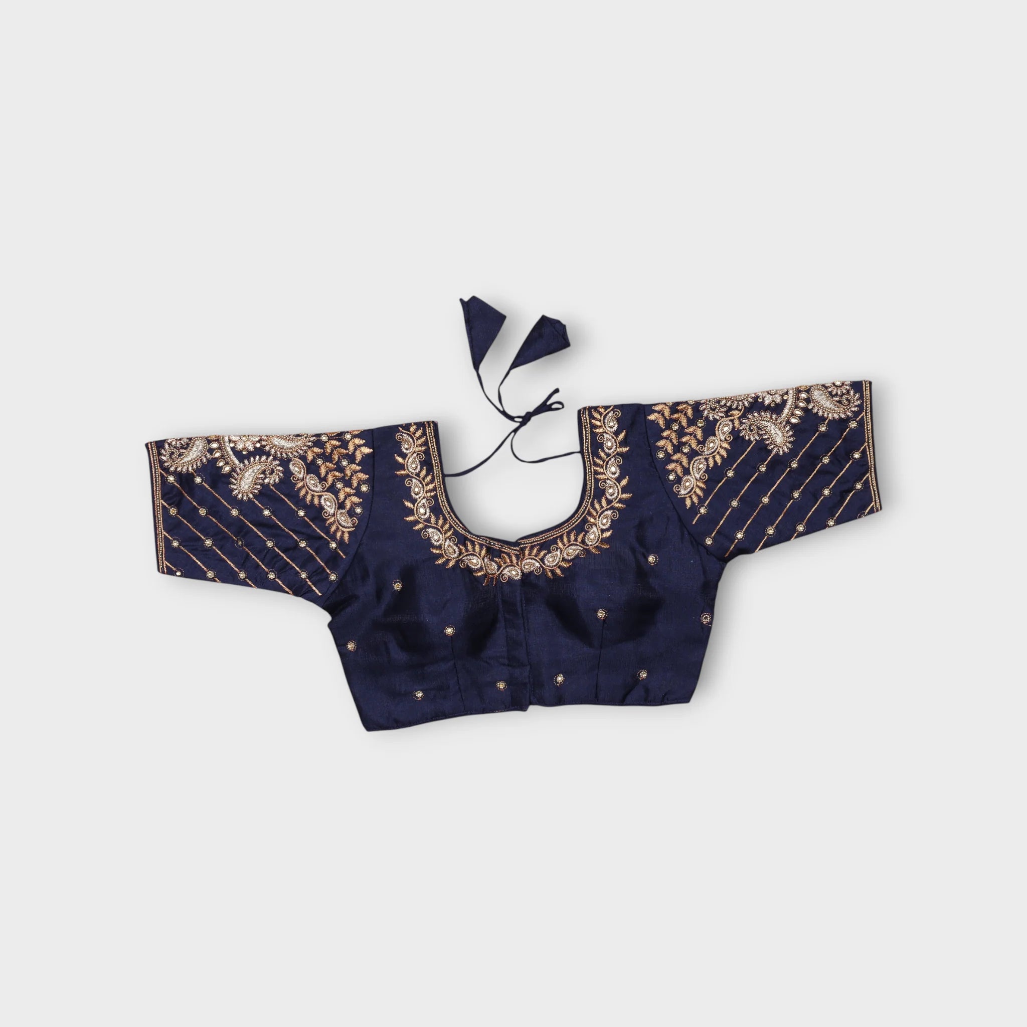 Phantom Silk Half Sleeve Readymade Blouse