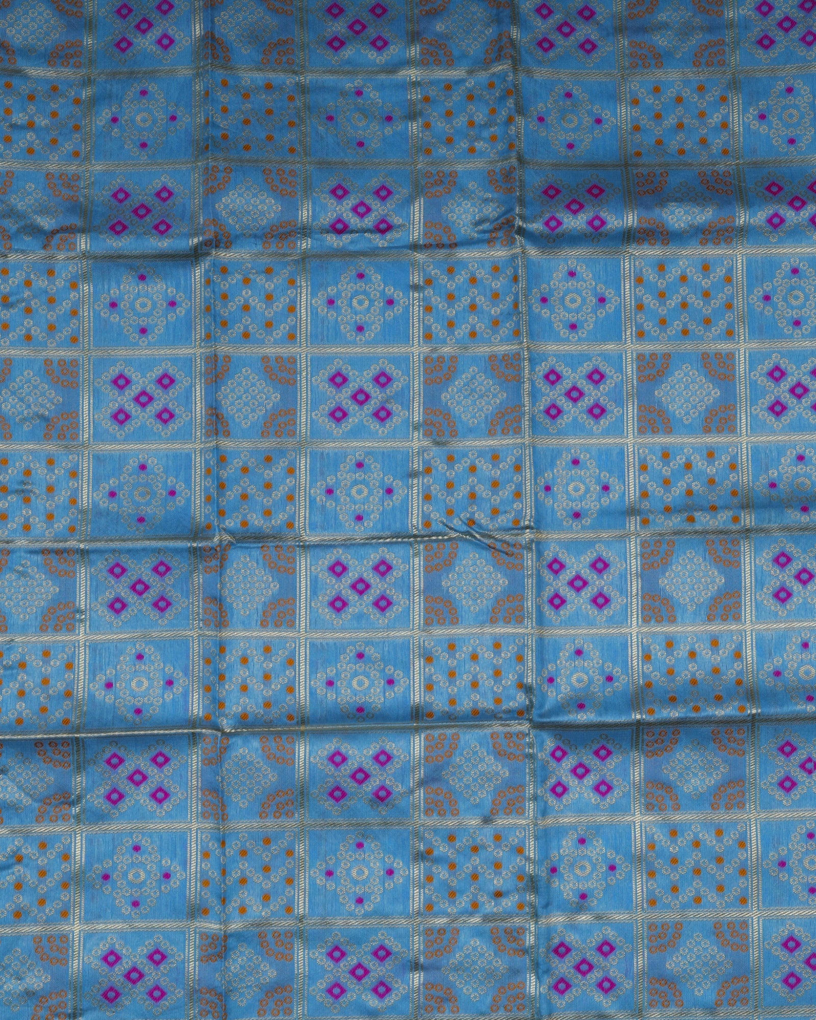 Timeless Chanderi Dupatta with Gold Accents
