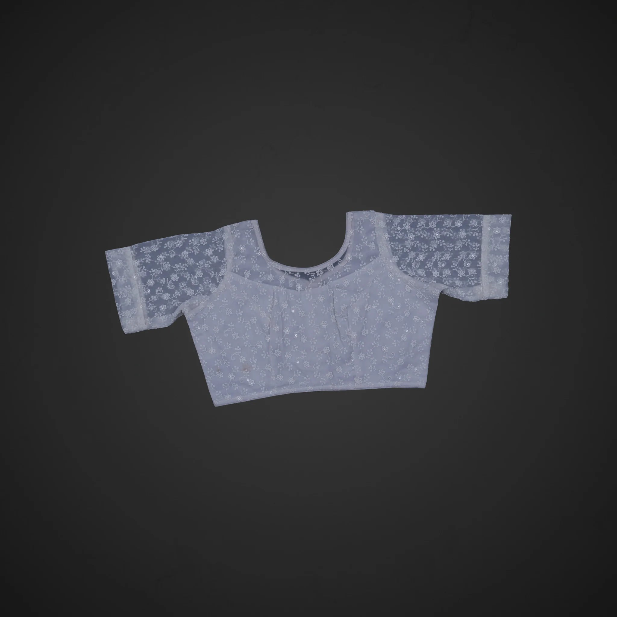 Georgette V Neck Readymade Blouse