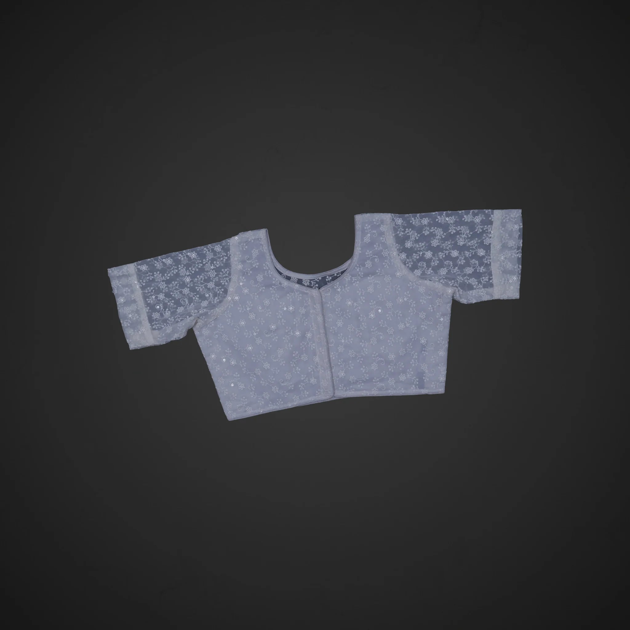 Georgette V Neck Readymade Blouse