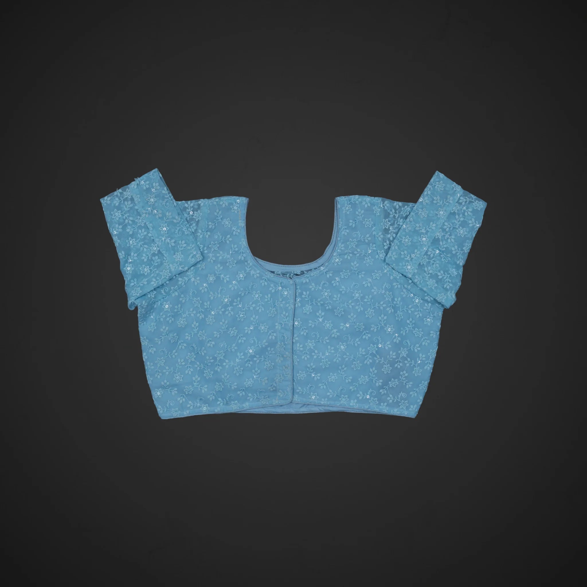Georgette V Neck Readymade Blouse