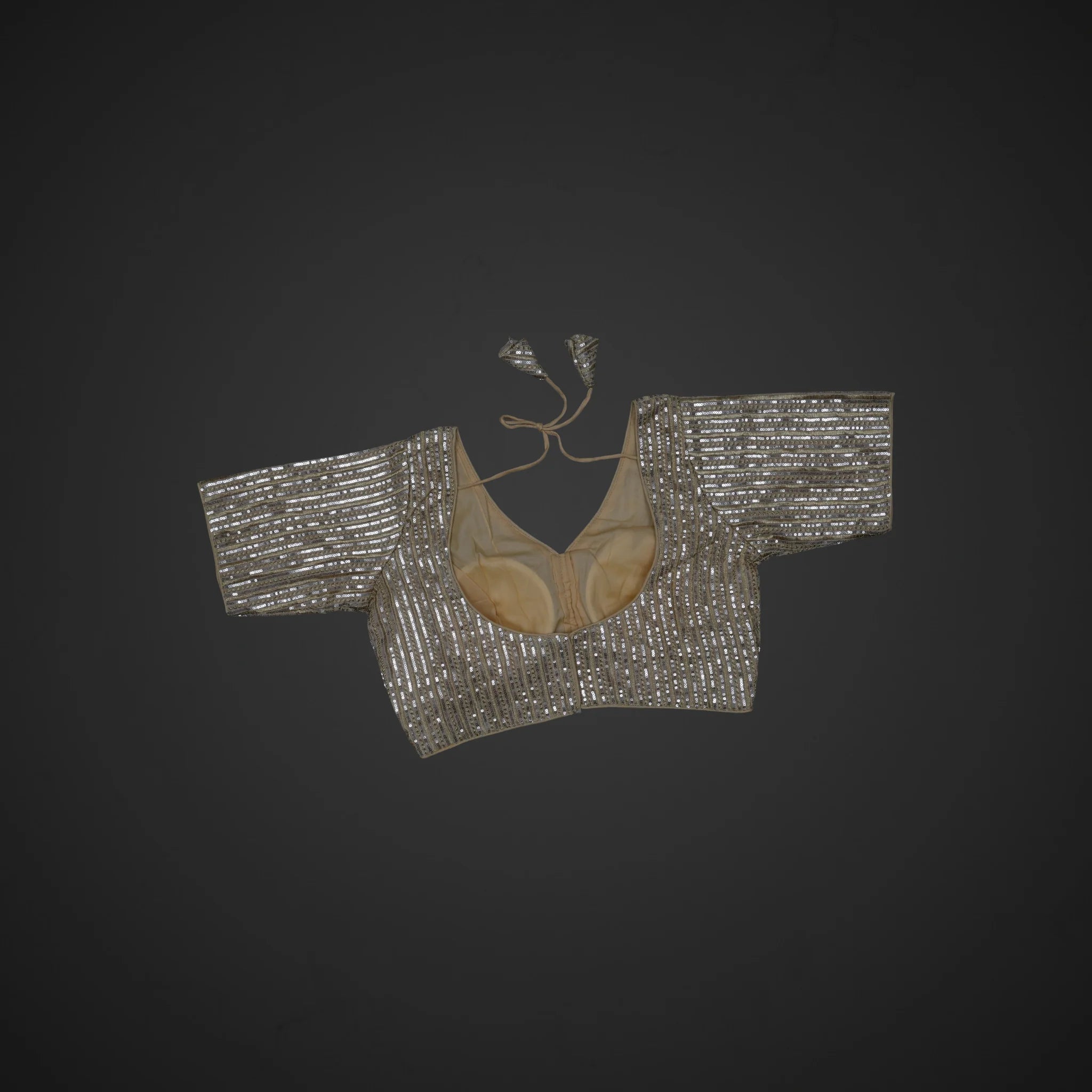 Chic V Neck Georgette Blouse for Effortless Style