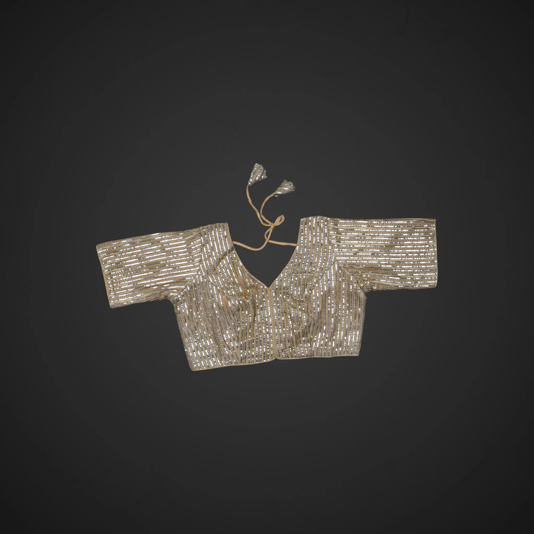 Chic Georgette V Neck Blouse for Effortless Style