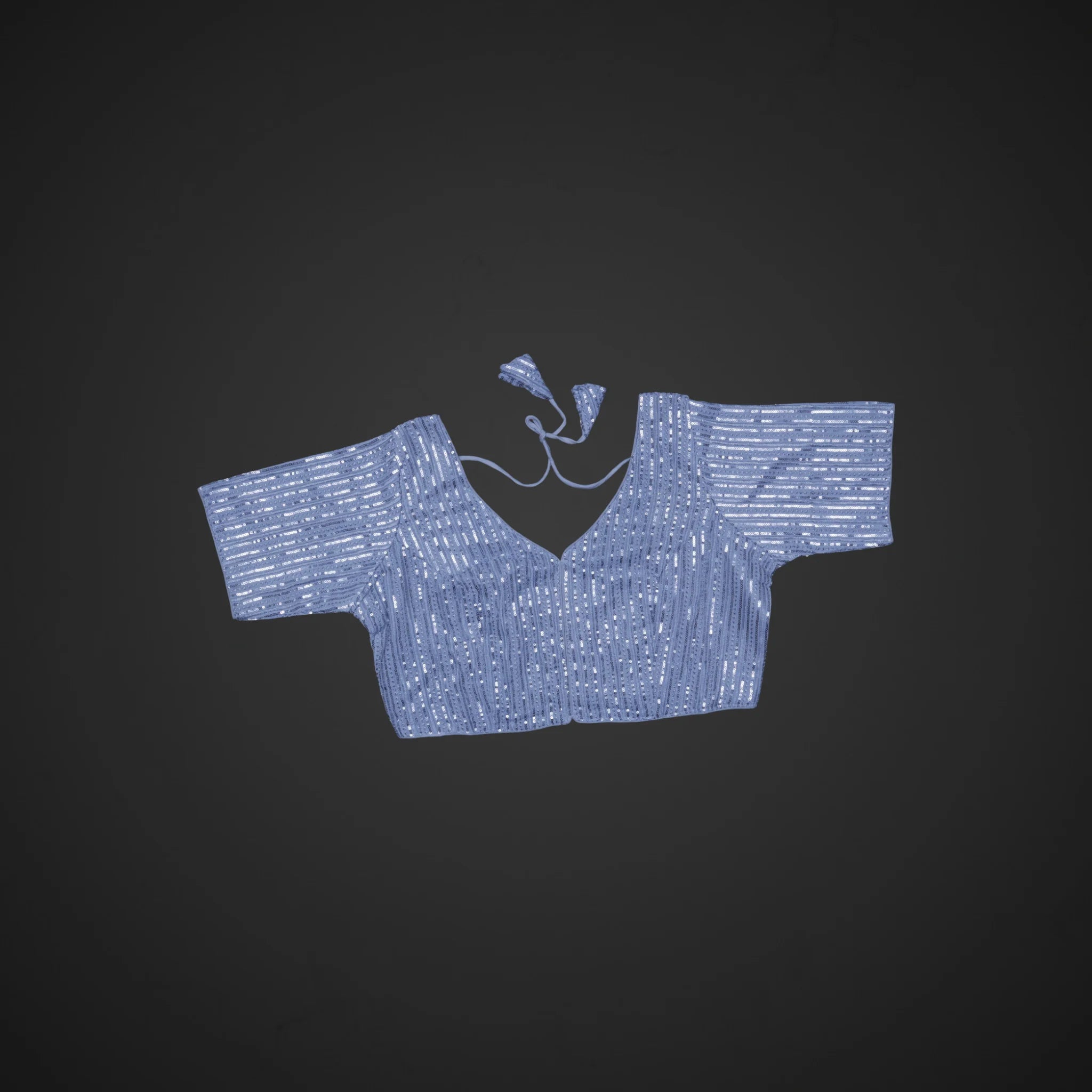 Chic Georgette V Neck Blouse for Effortless Style