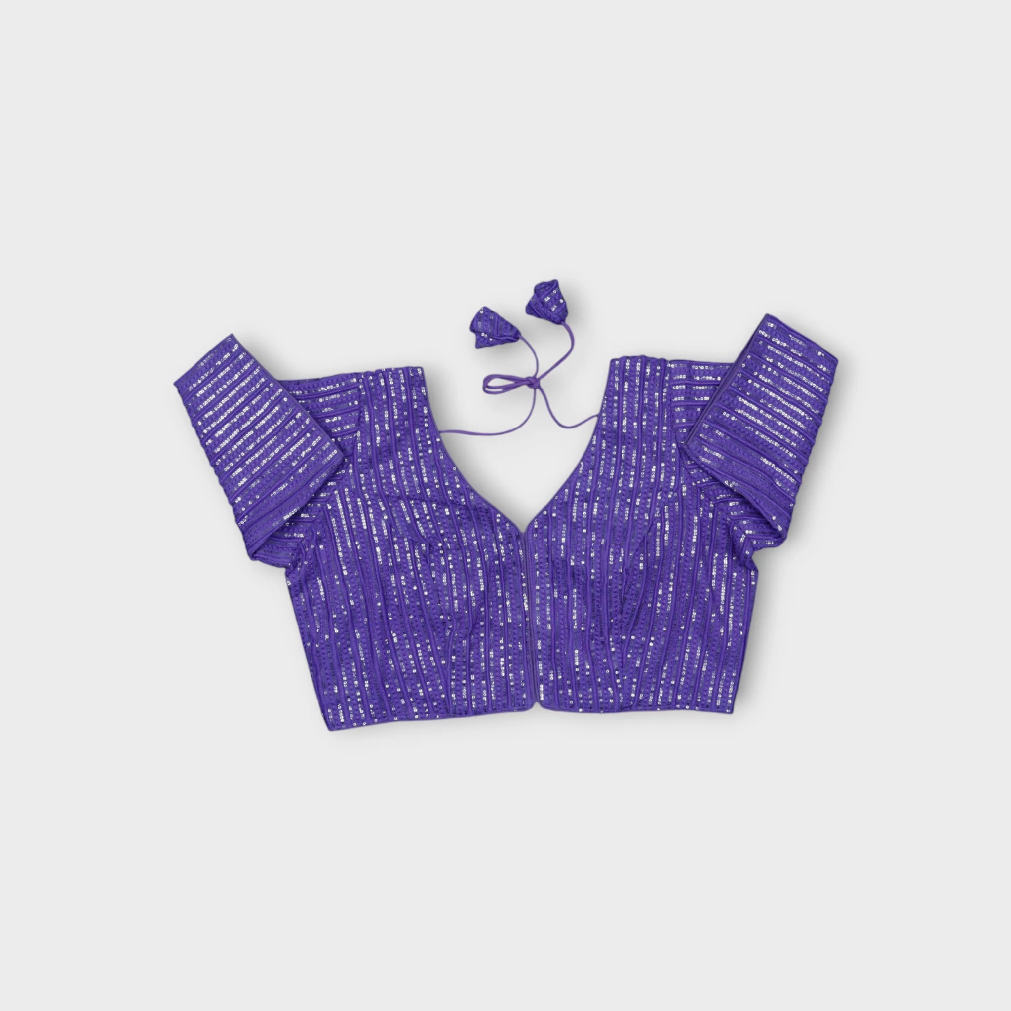 Chic Georgette V Neck Blouse for Effortless Style