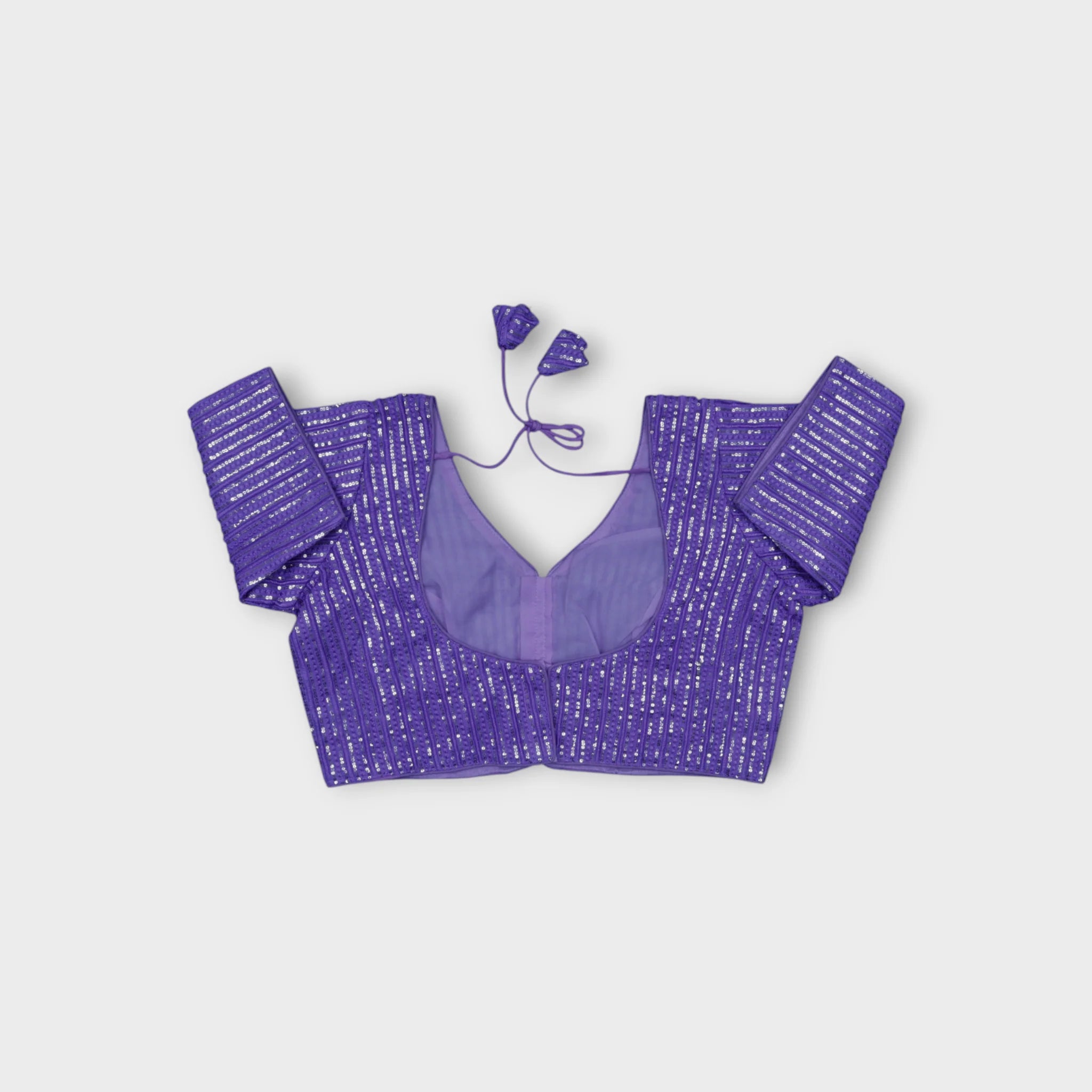 Chic Georgette V Neck Blouse for Effortless Style
