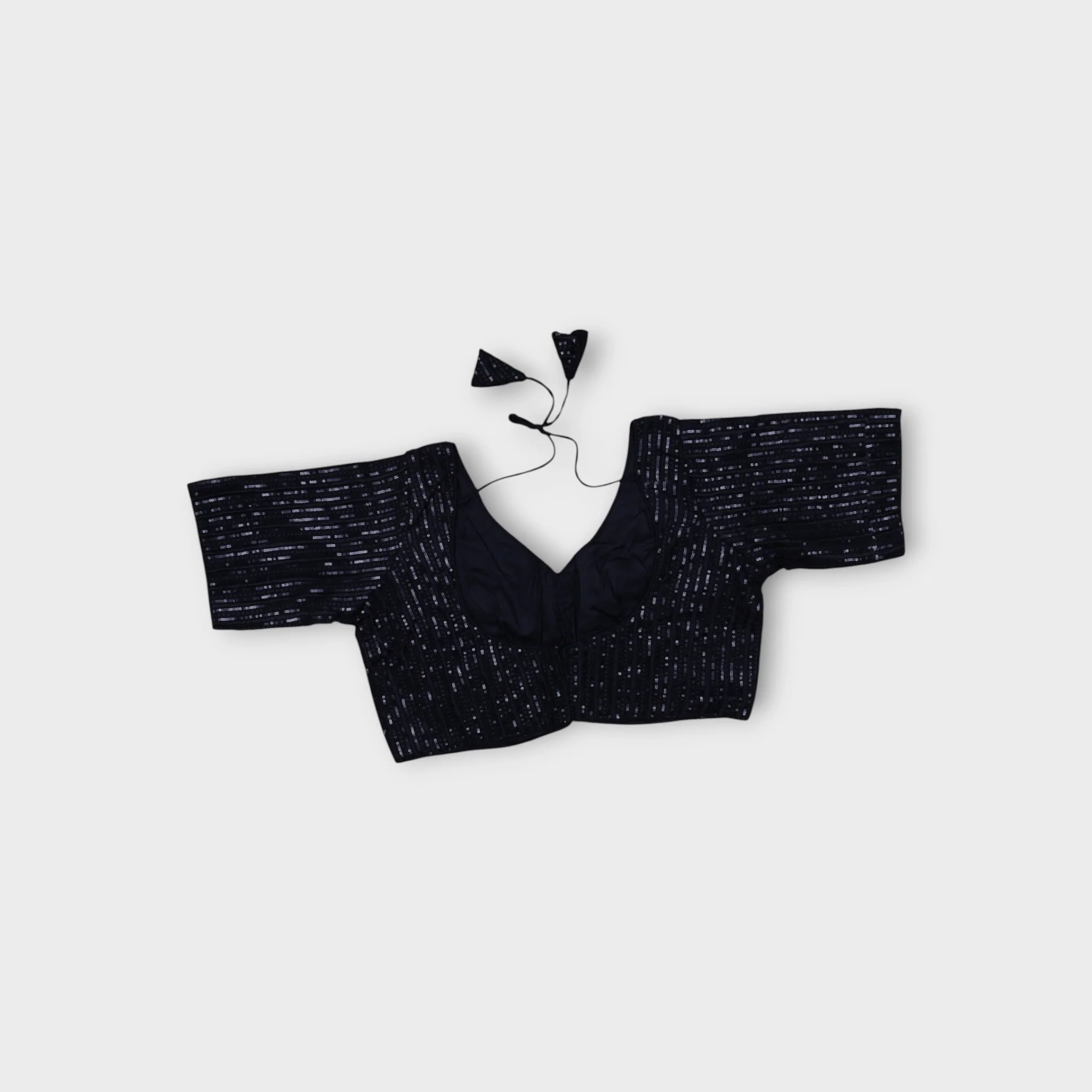 Chic Georgette V Neck Blouse for Effortless Style
