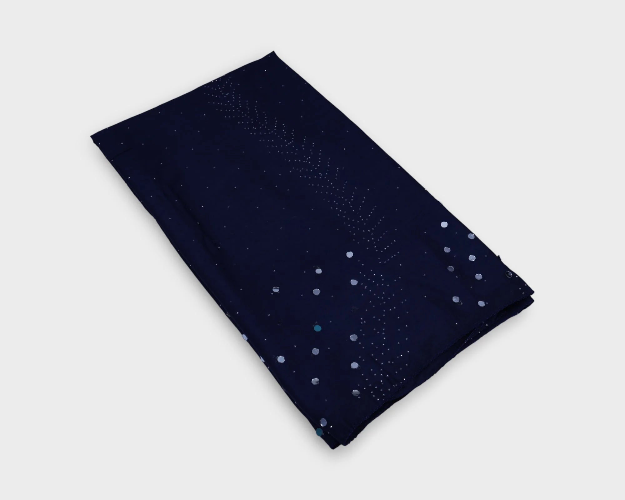 Radiant Silk Dupatta with Dazzling Mirrors