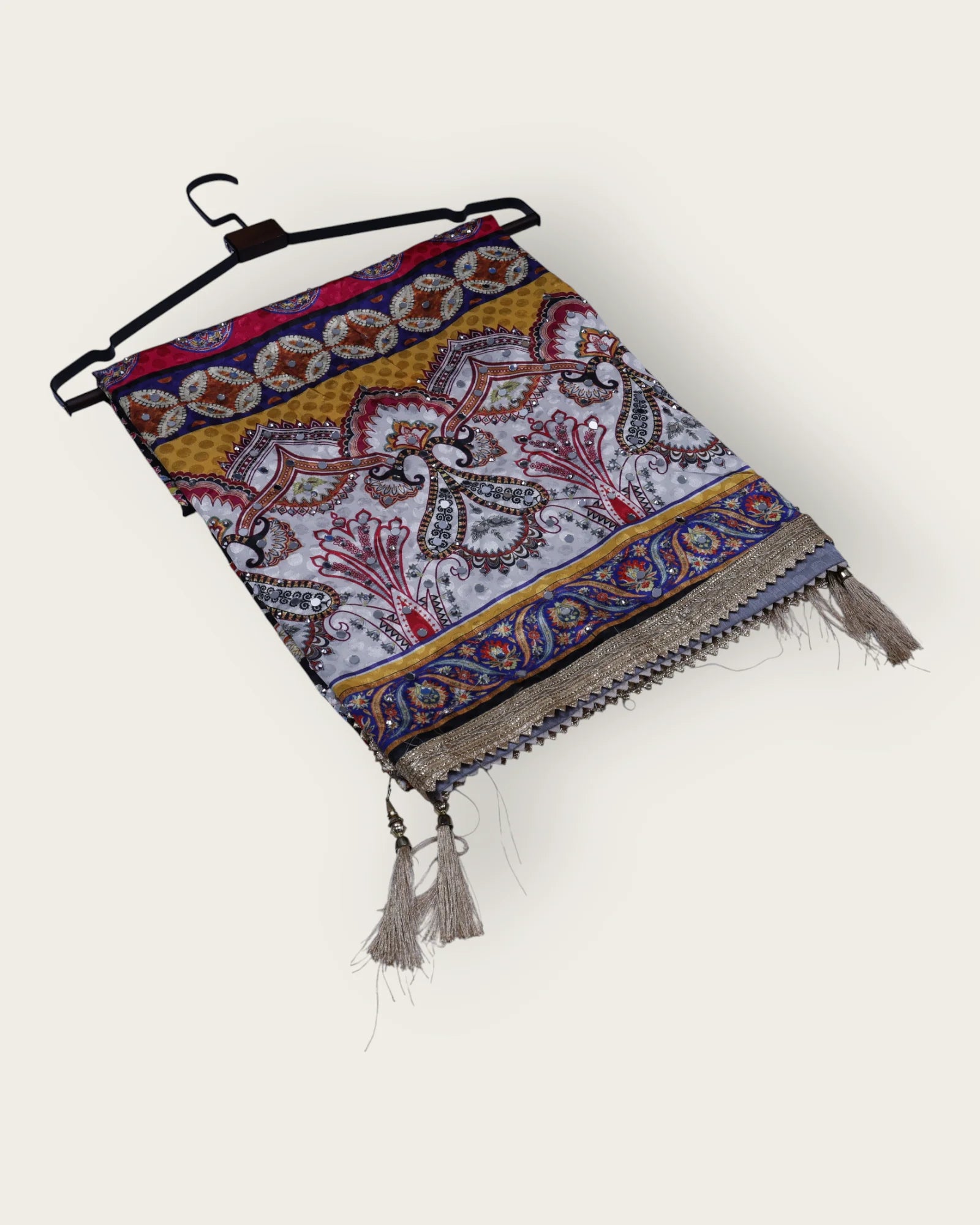 Festive Charm Multicolor Silk Jacquard Dupatta