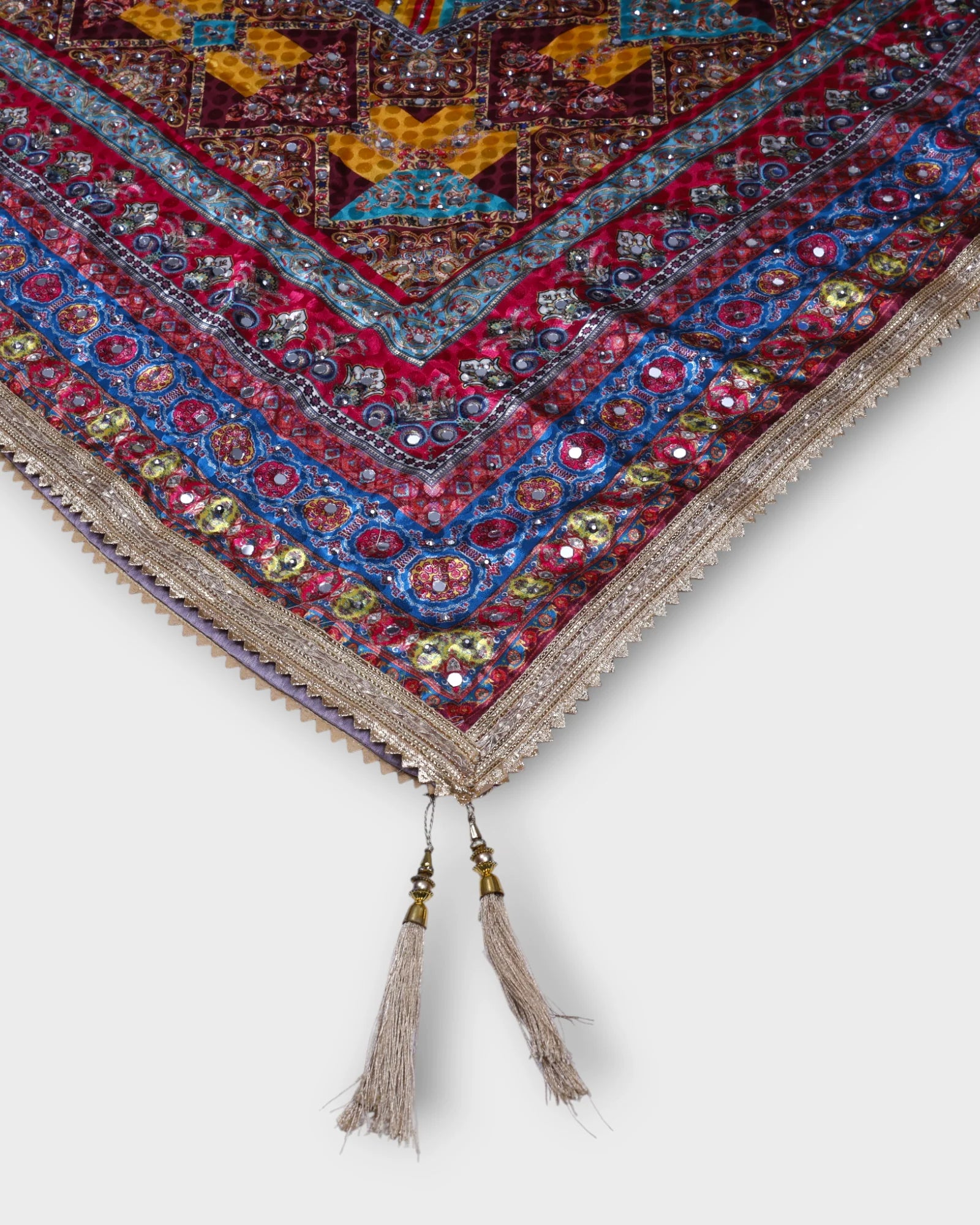 Festive Charm Multicolor Silk Jacquard Dupatta