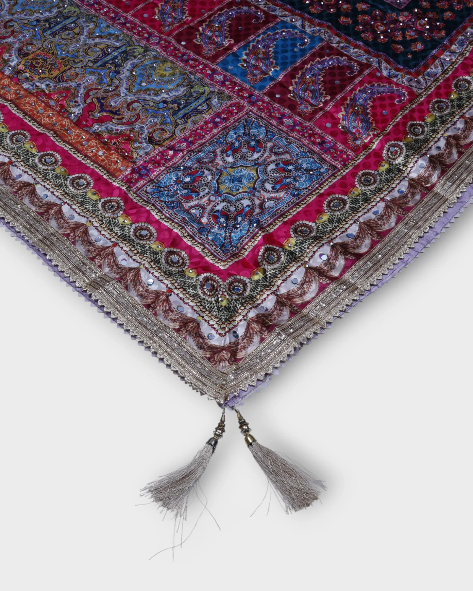 Festive Charm Multicolor Silk Jacquard Dupatta