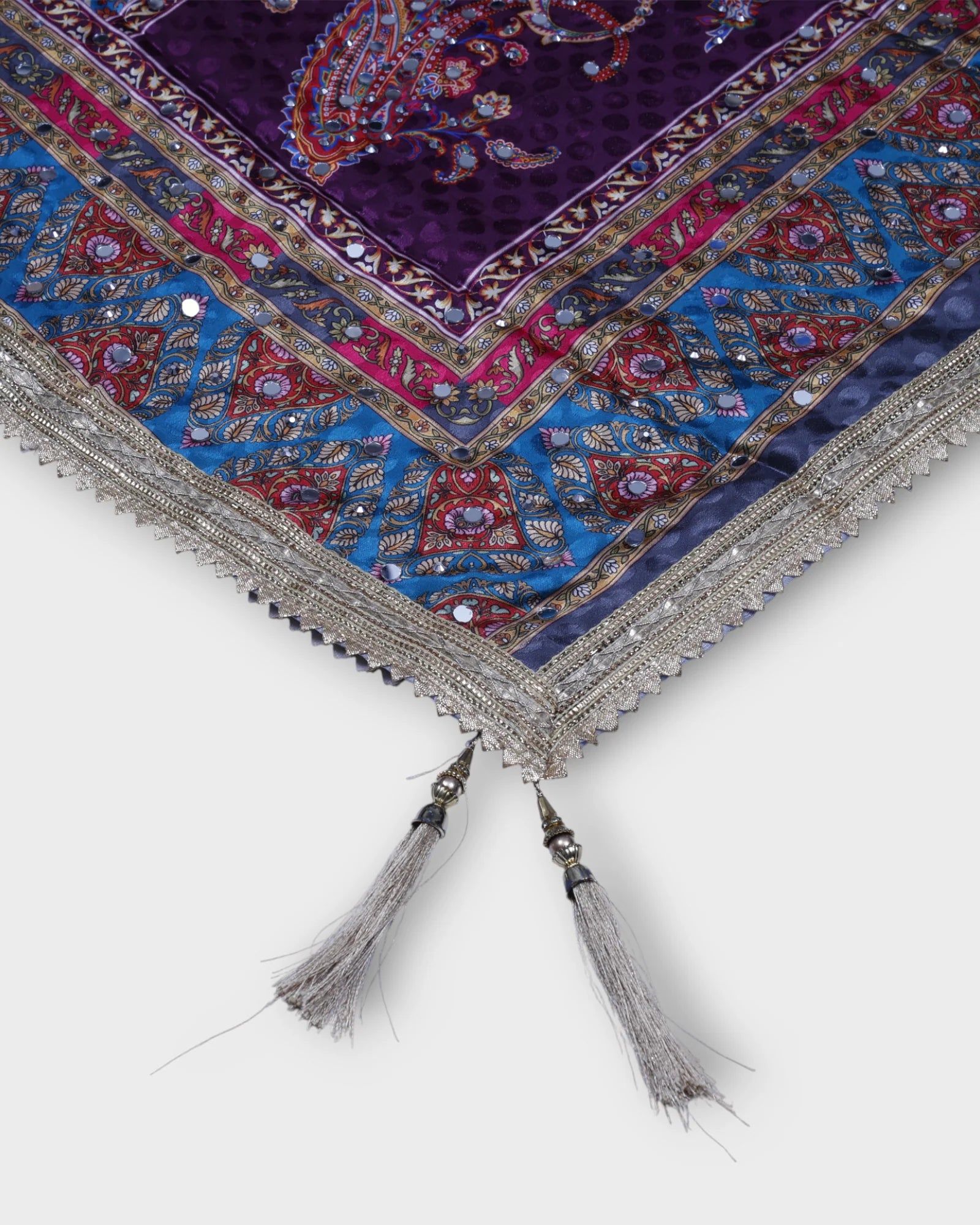 Festive Charm Multicolor Silk Jacquard Dupatta