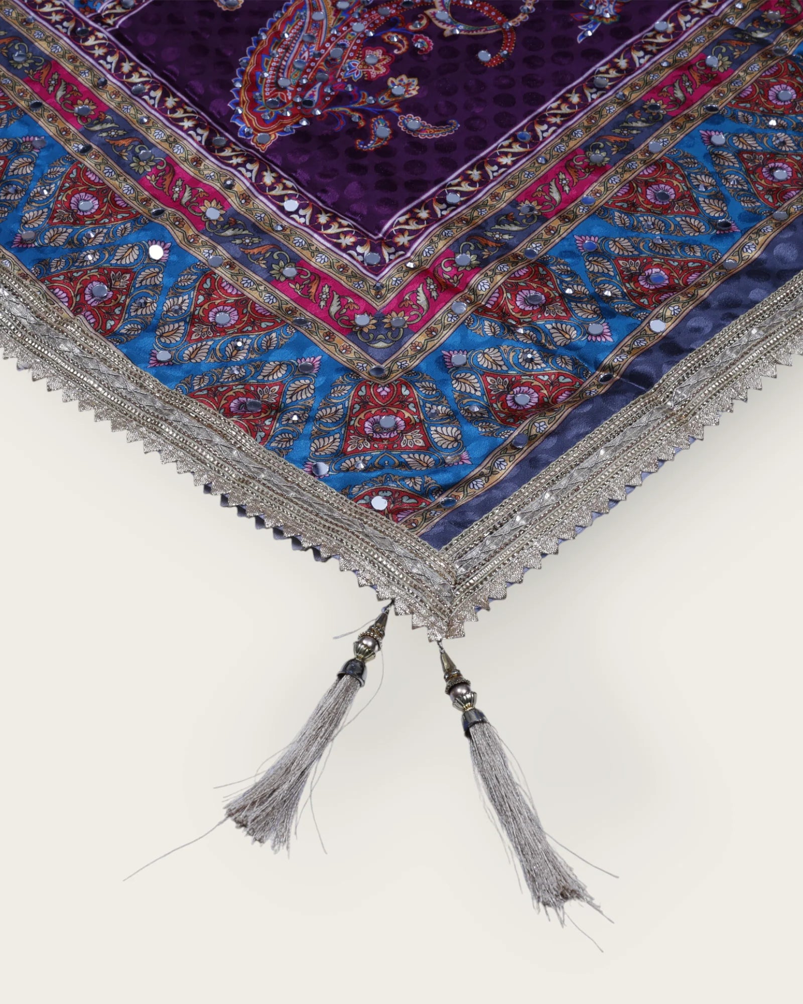 Festive Charm Multicolor Silk Jacquard Dupatta