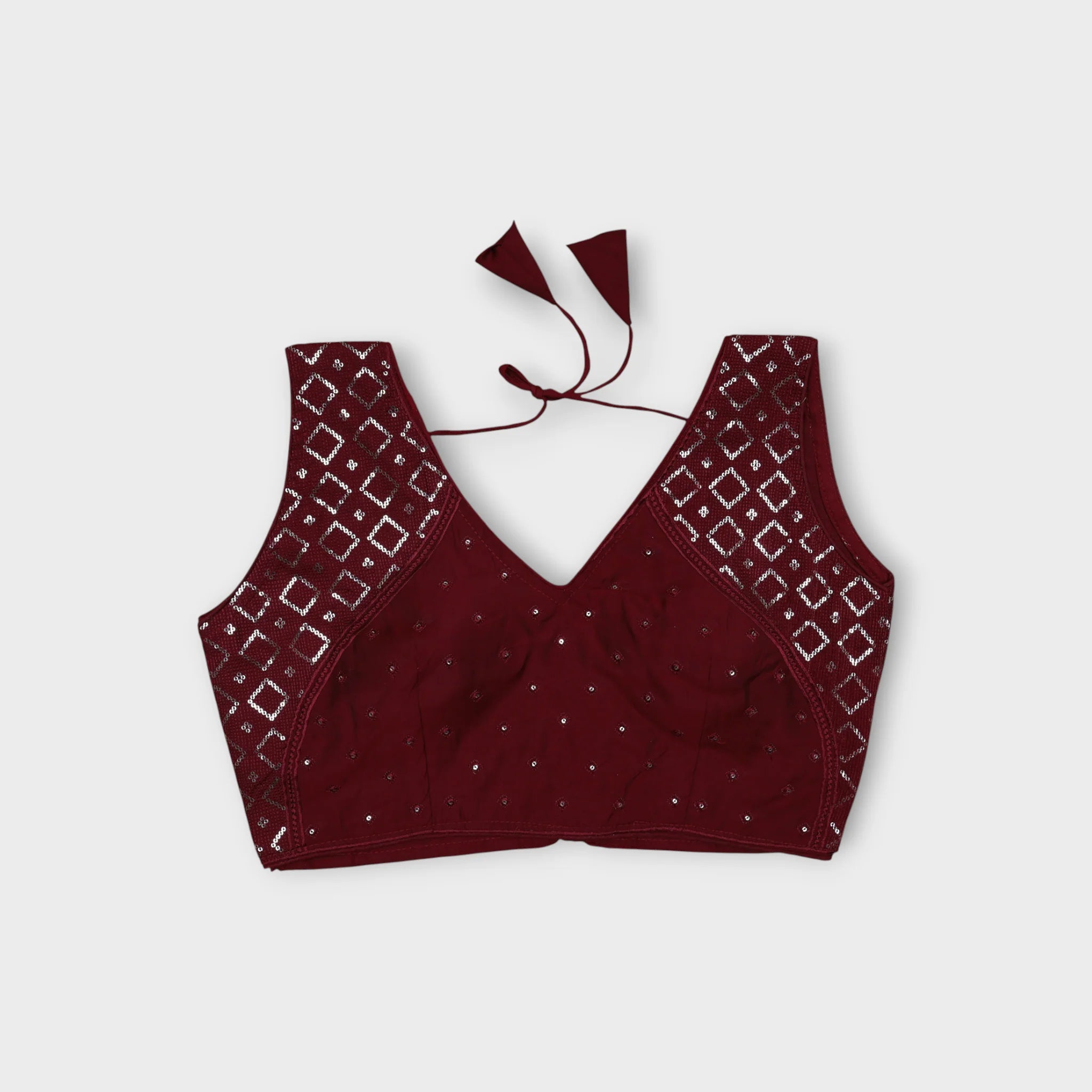 Embellished Silk Readymade Blouse