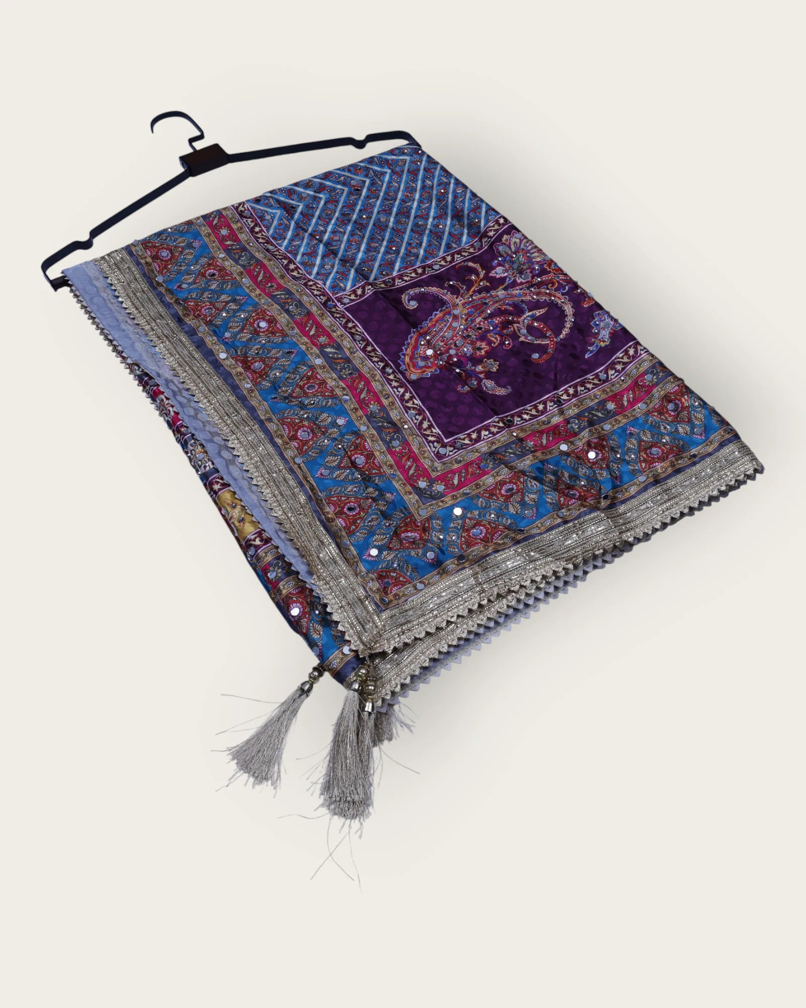 Festive Charm Multicolor Silk Jacquard Dupatta