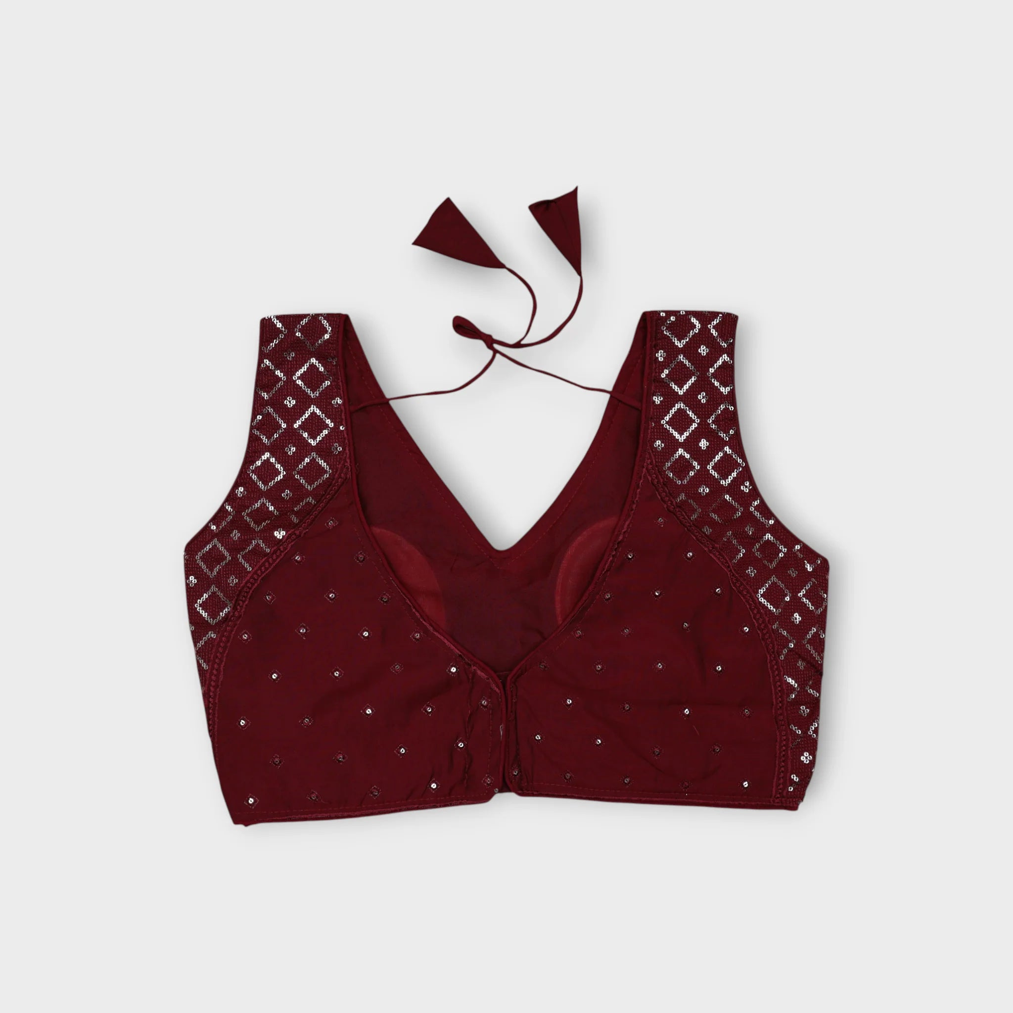 Embellished Silk Readymade Blouse
