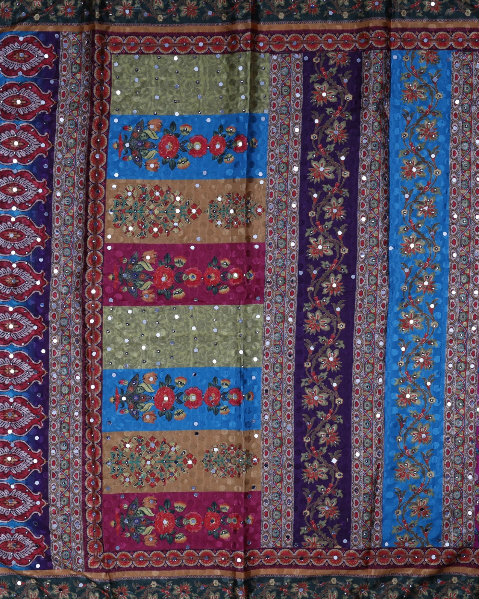 Festive Charm Multicolor Silk Jacquard Dupatta