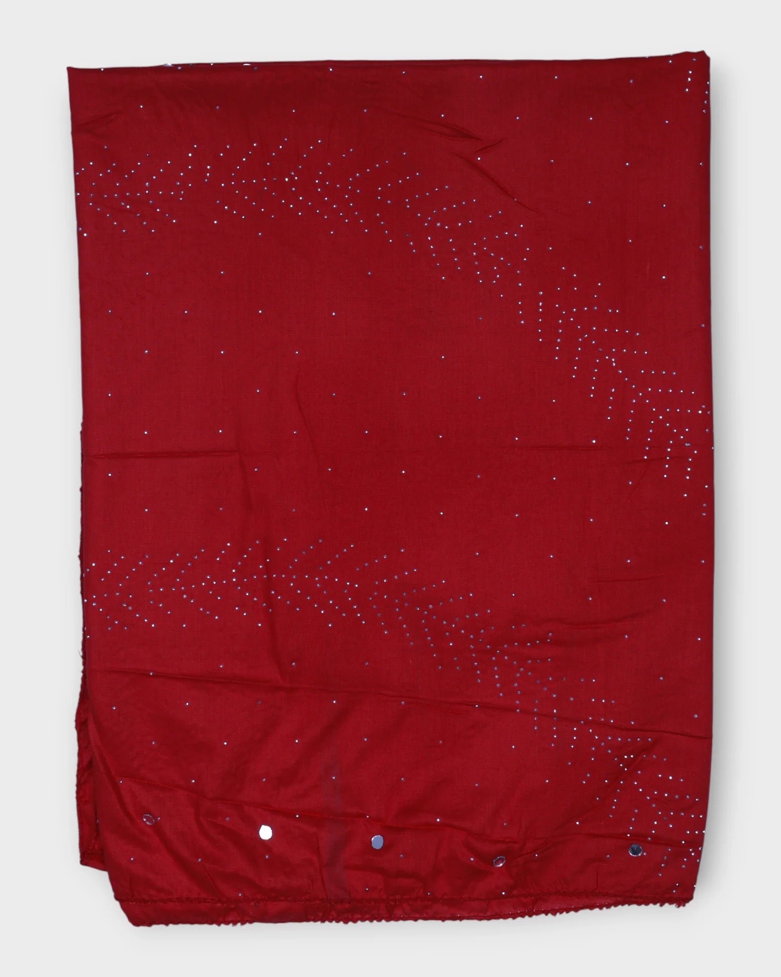 Radiant Silk Dupatta with Dazzling Mirrors