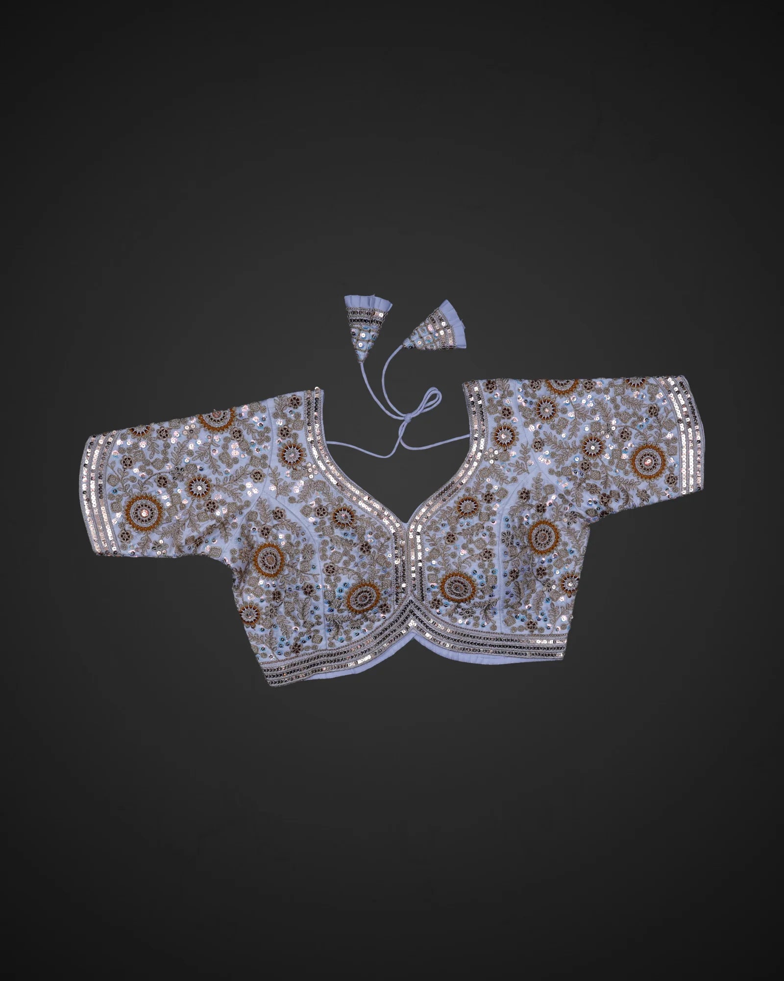 Silk Serenity V Neck Blouse for Timeless Style