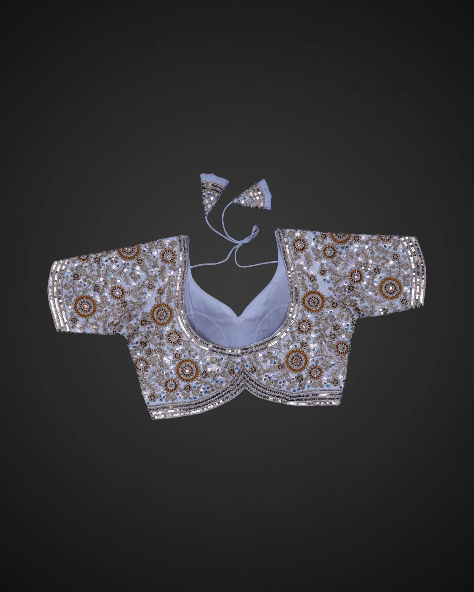 Silk Serenity V Neck Blouse for Timeless Style