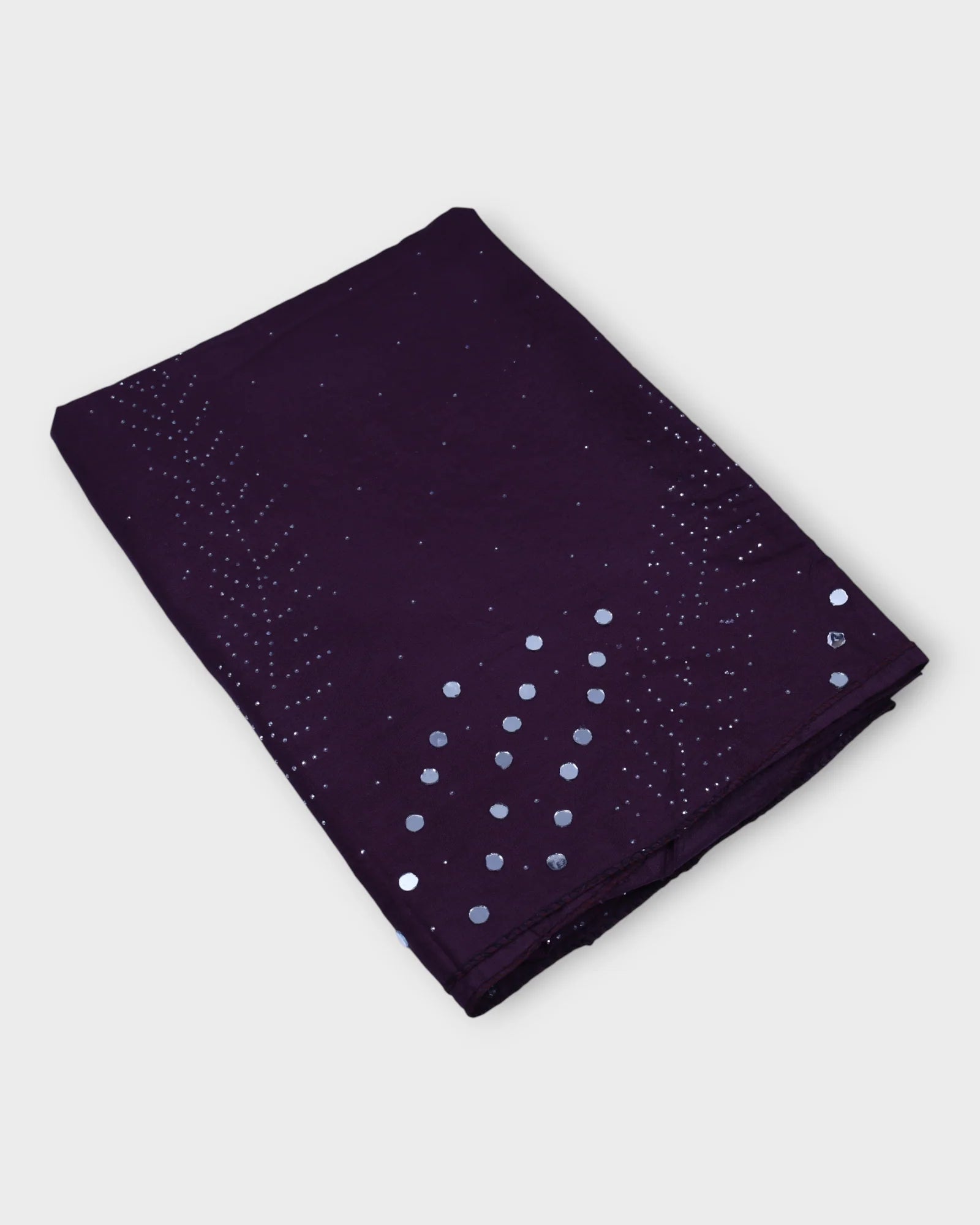 Radiant Silk Dupatta with Dazzling Mirrors