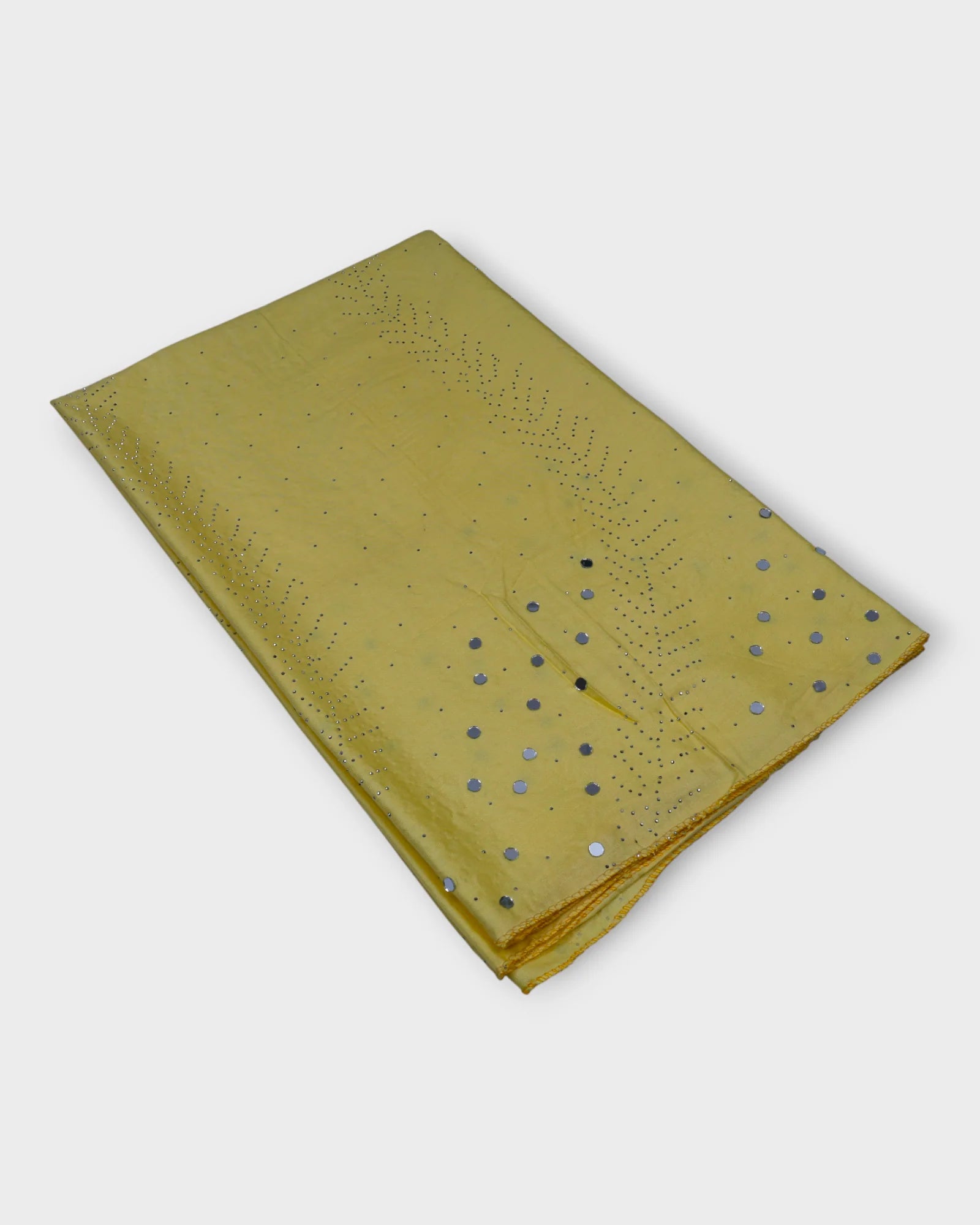 Radiant Silk Dupatta with Dazzling Mirrors